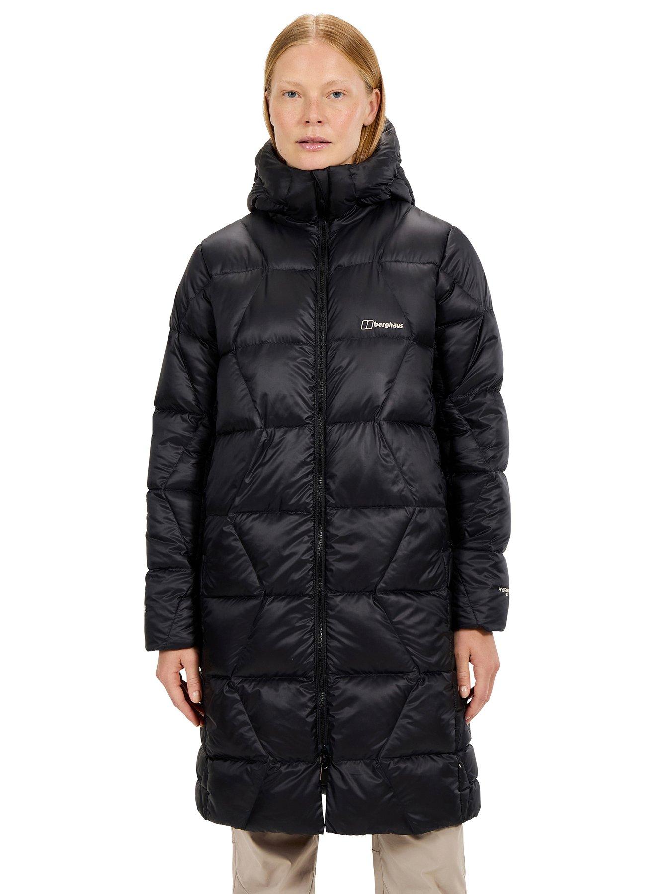 Image 1 of 6 of Berghaus Womens Explorer Long Down Jacket - Black
