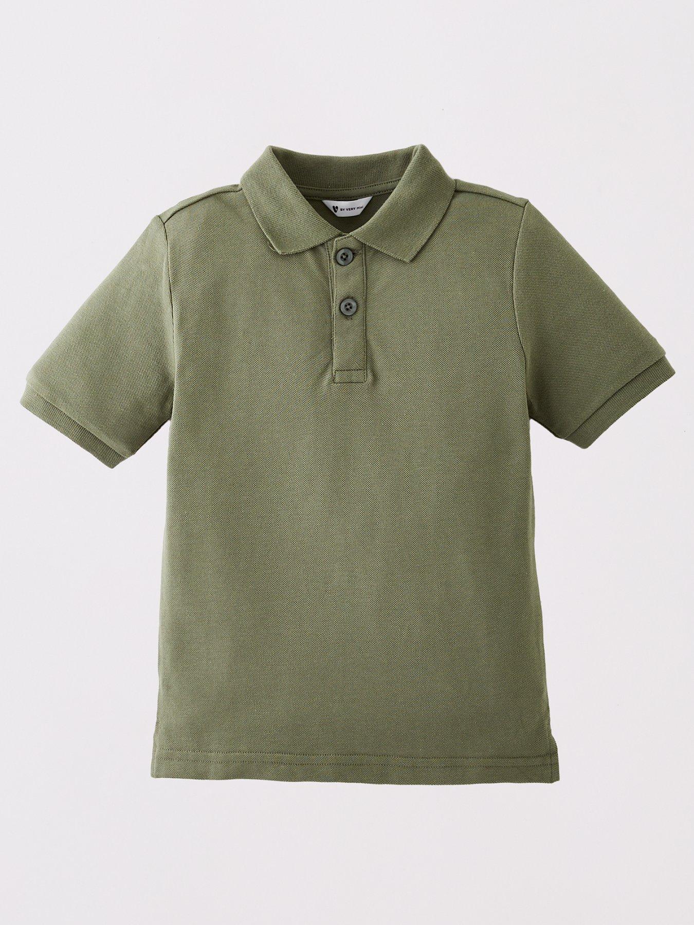 Image 3 of 5 of V by Very Boys 2 Pack Short Sleeve Polo T-Shirts - Multi