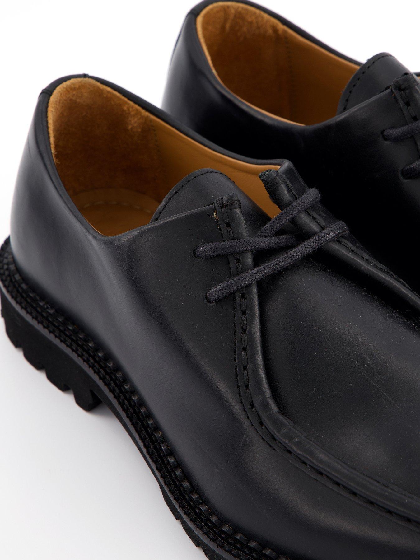  image of selected-hector-leather-mocassin-formal-shoe-black