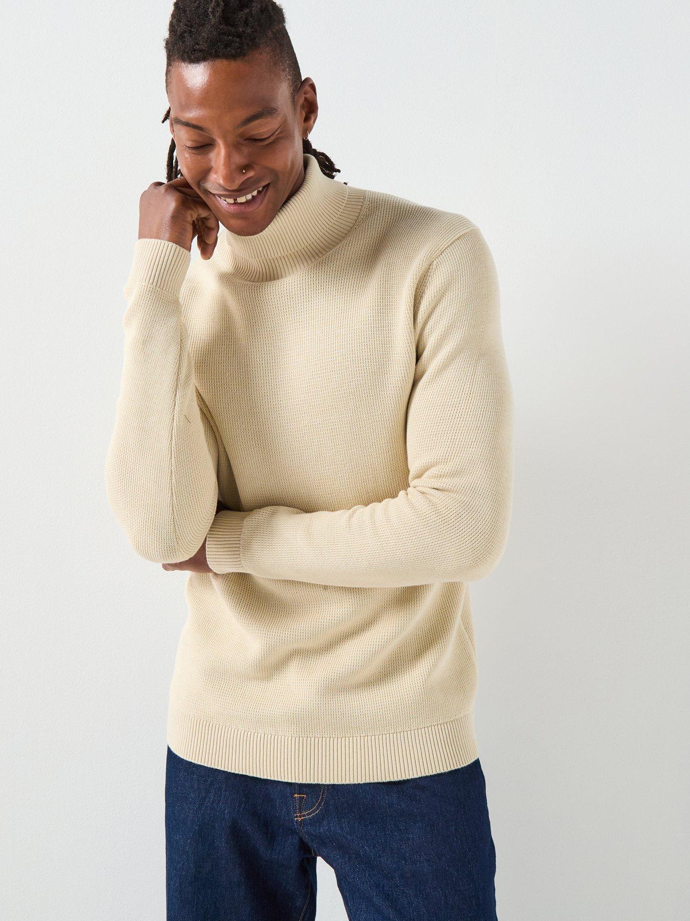 Selected Homme Dane Long Sleeve Roll Neck Knitted Jumper