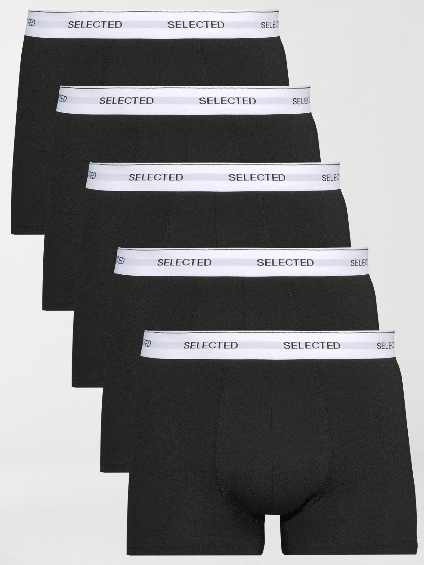 Selected Homme Lima 5 Pack Trunks - Black