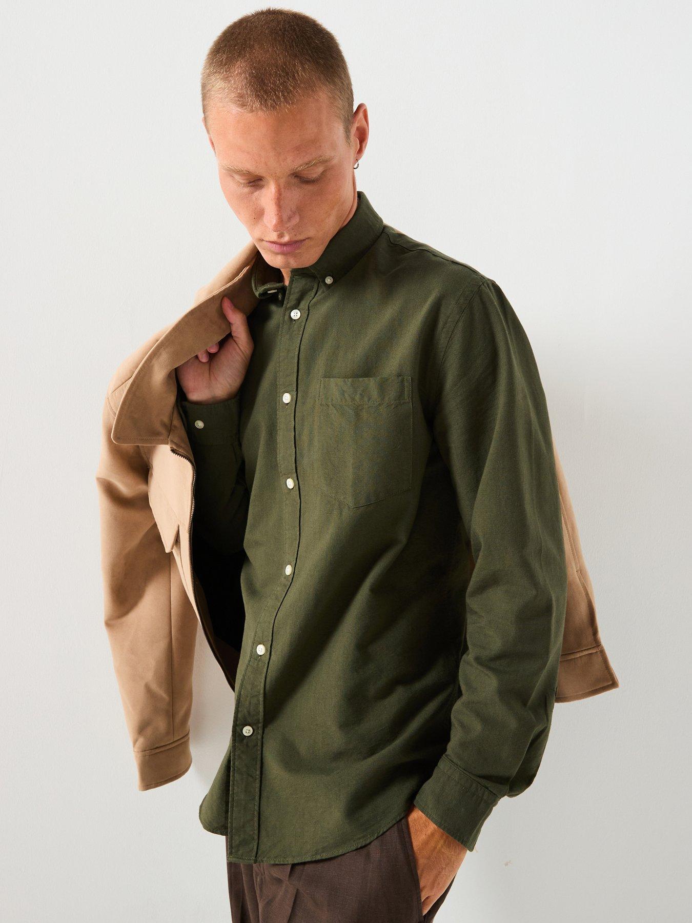 Image 1 of 6 of Selected Homme Grick Long Sleeve Oxford Shirt