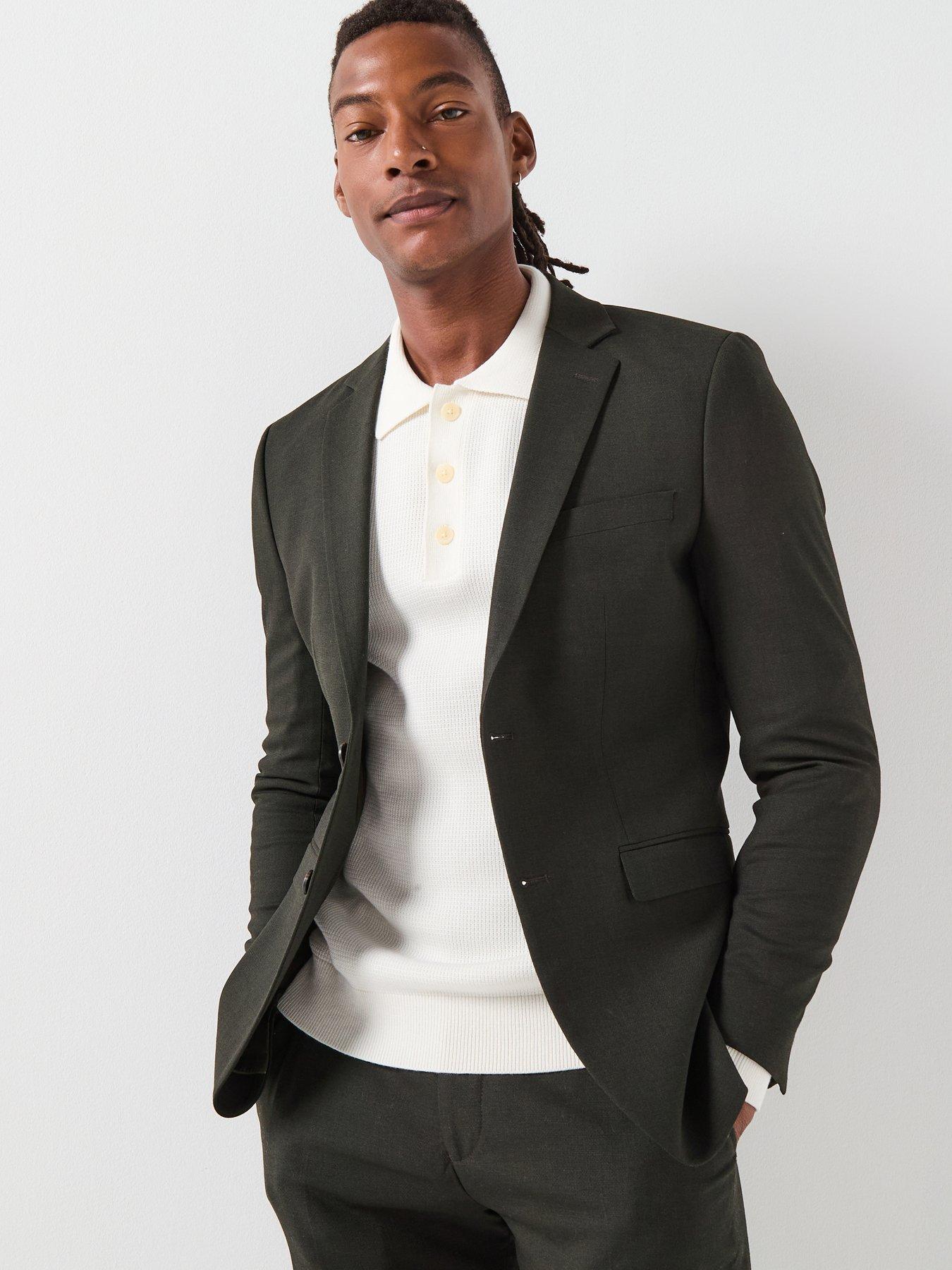 selected-neil-slim-fit-blazer-suit-jacket-dark-green