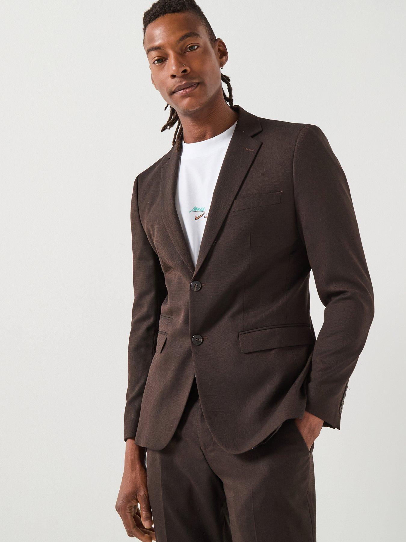 selected-neil-slim-fit-blazer-suit-jacket-brown