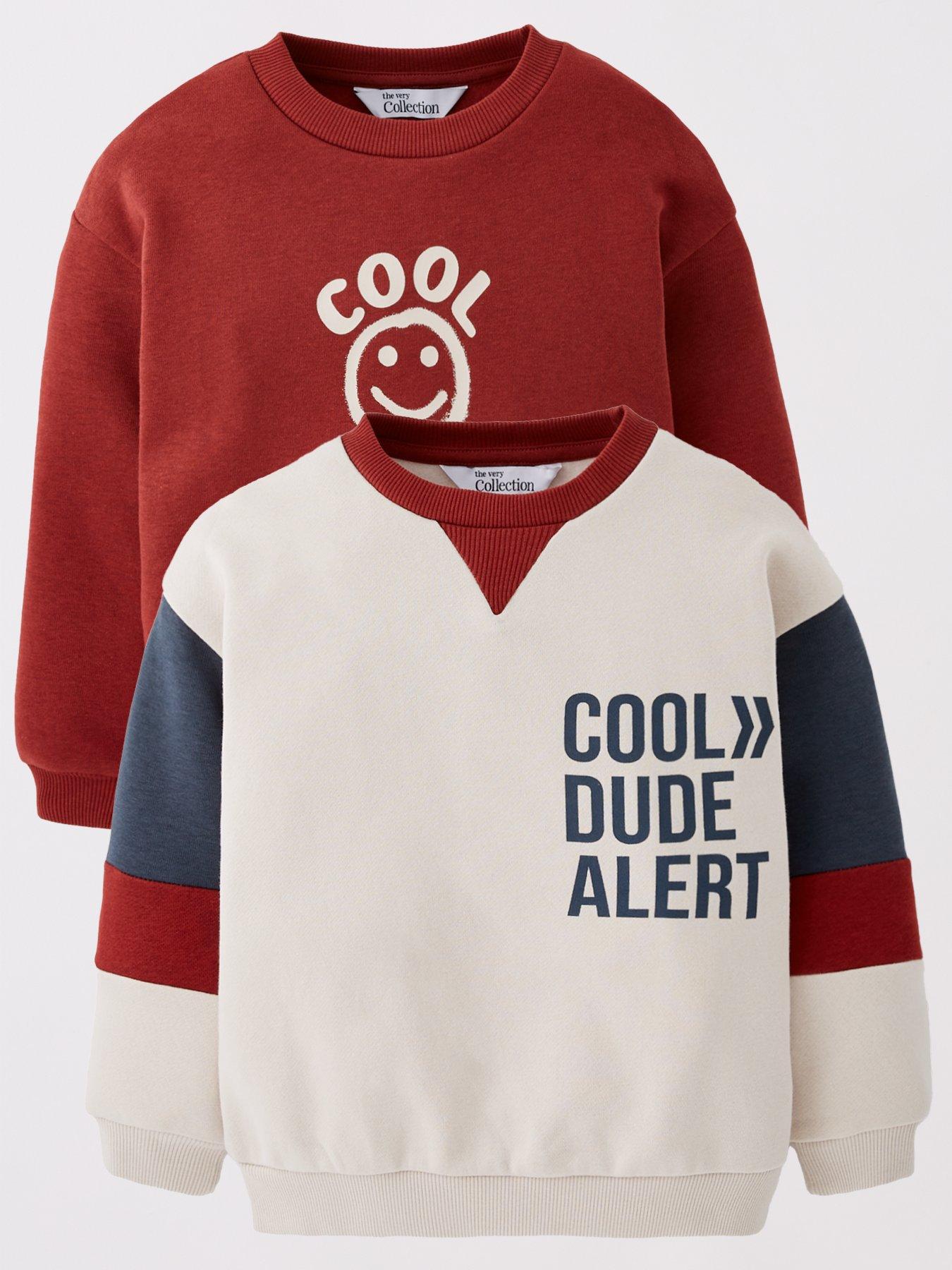 front image of the-very-collection-boys-adventure-2-pack-sweatshirt-set-multi