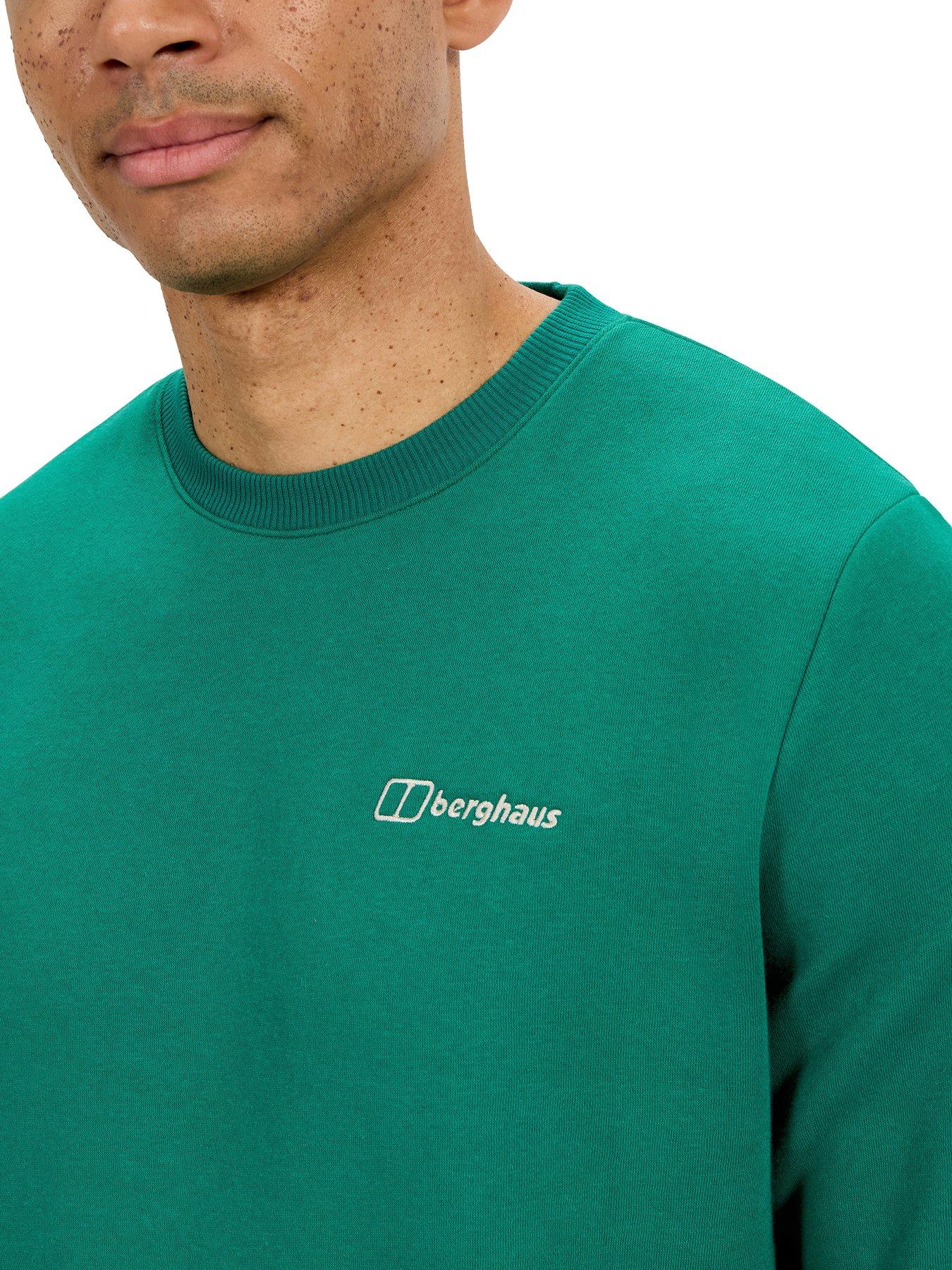 Image 4 of 6 of Berghaus Mens Logo Crew - Green