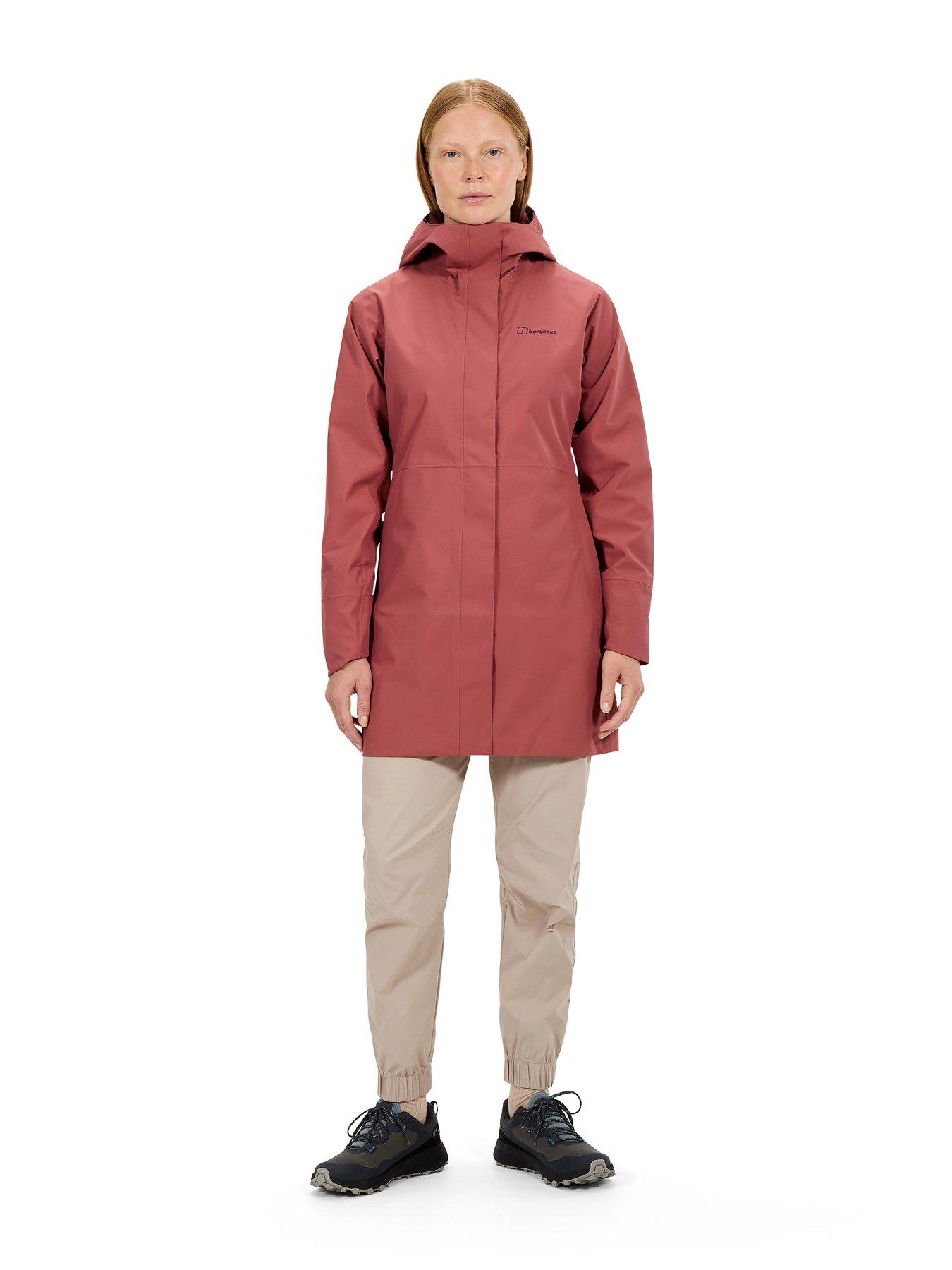 Image 3 of 6 of Berghaus Womens Omeara Long Jacket - Red
