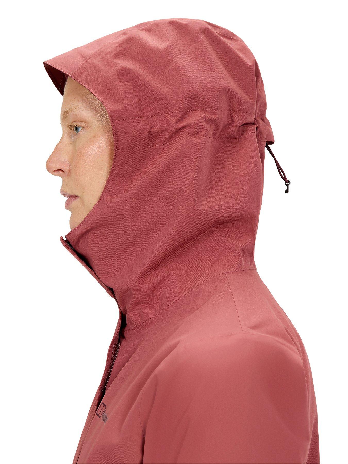 Image 4 of 6 of Berghaus Womens Omeara Long Jacket - Red