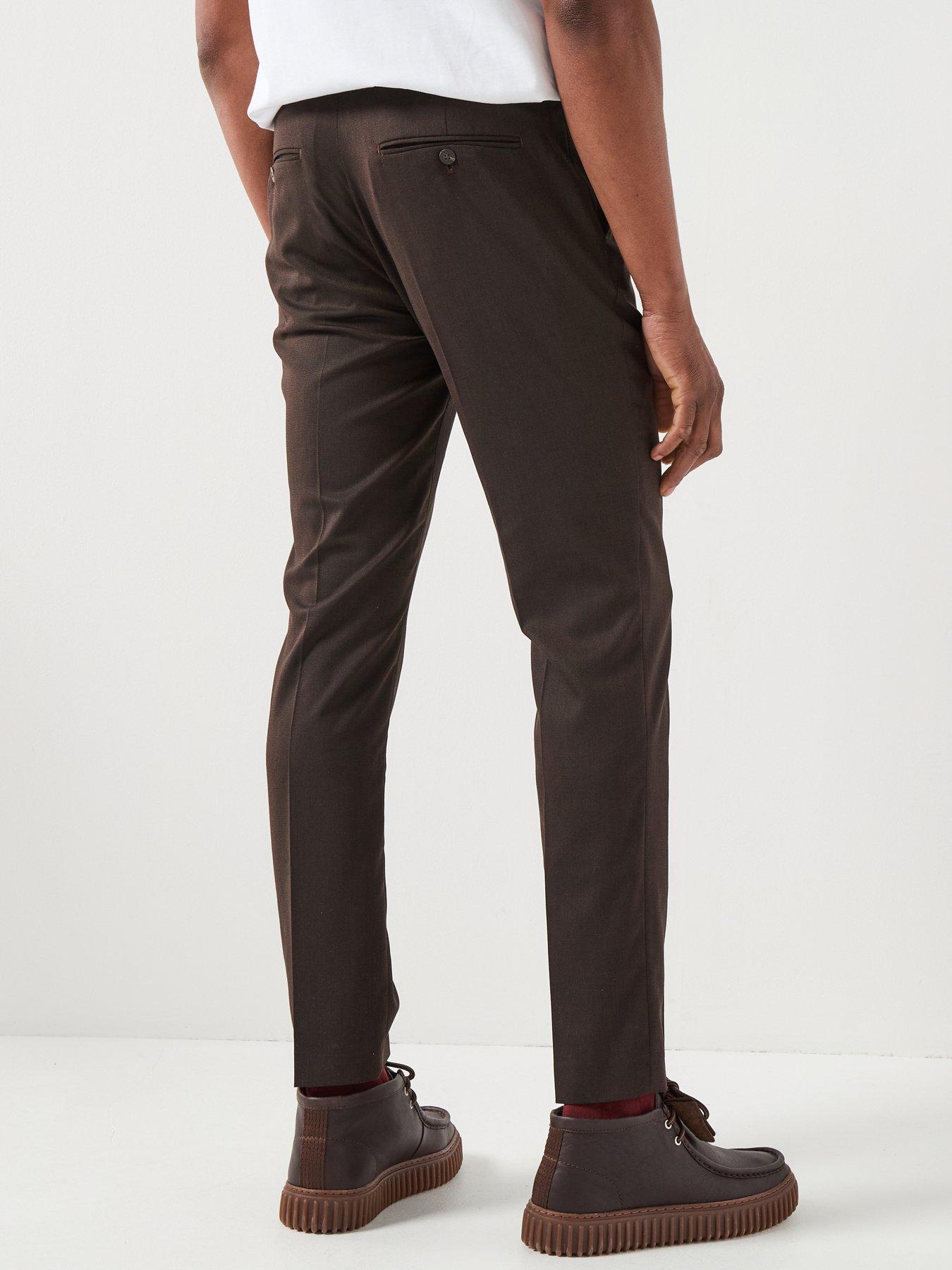 stillFront image of selected-selected-neil-slim-fit-trousers