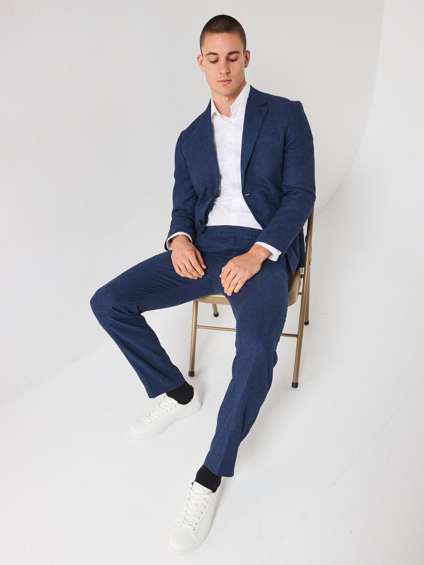  image of selected-homme-long-sleeve-slim-performance-shirt-white