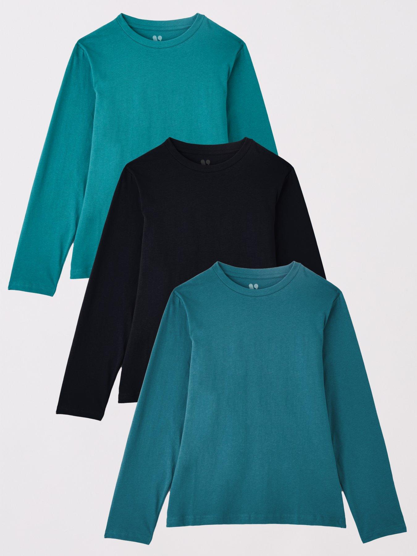  image of mini-v-by-very-boys-long-sleeve-3-pack-tshirts-multi