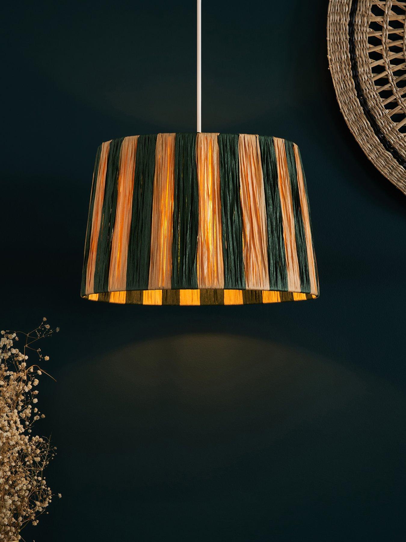 undefined Raffia Striped Easy Fit Shade