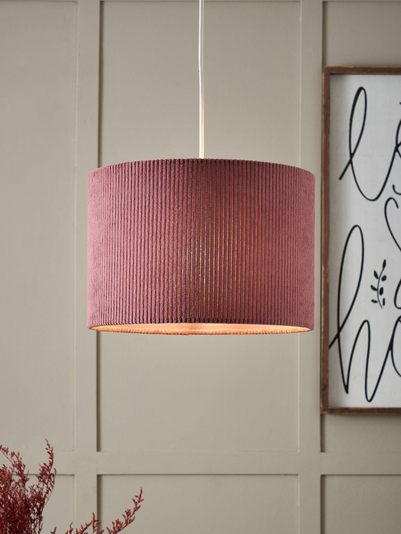 Image 1 of 6 of The Very Collection Pink Cord Shade
