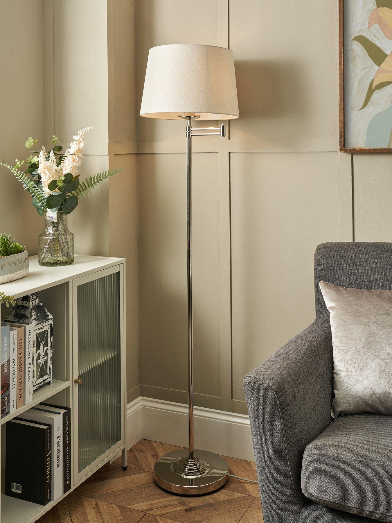 Image 1 of 6 of Very Home Swing Arm Floor Lamp