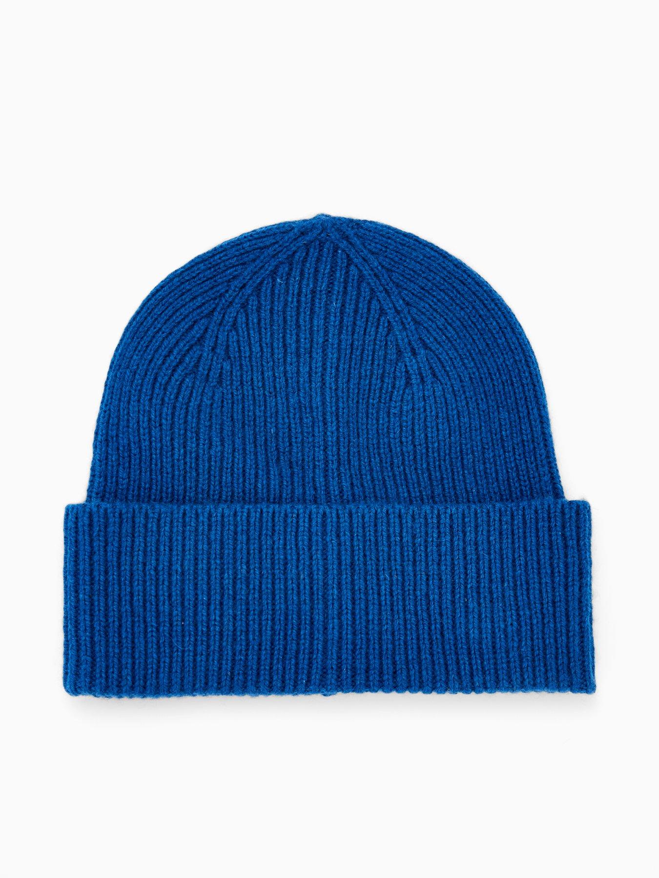 selected-homme-mason-merino-wool-beanie-blue