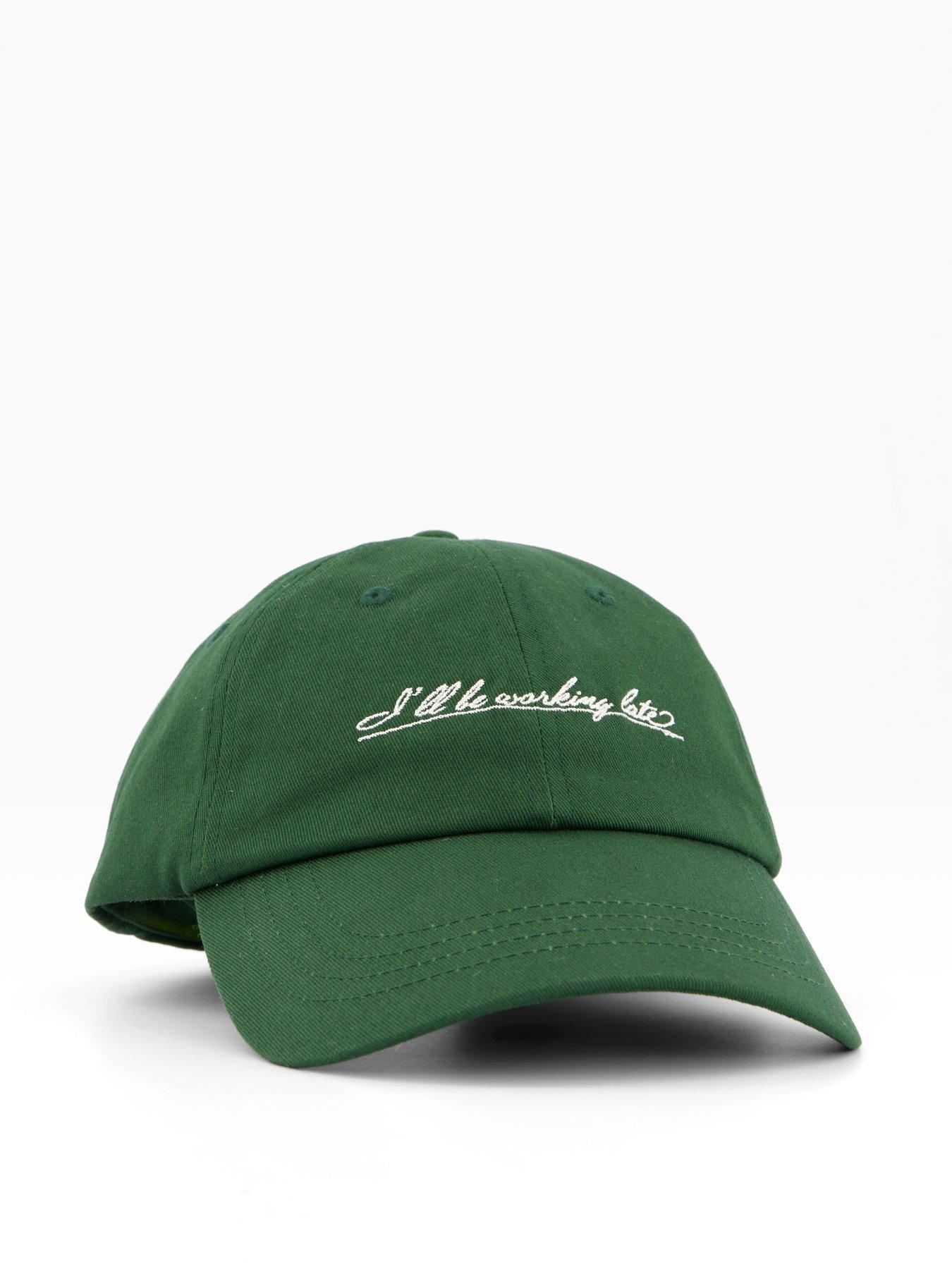  image of selected-homme-selected-winston-slogan-cap