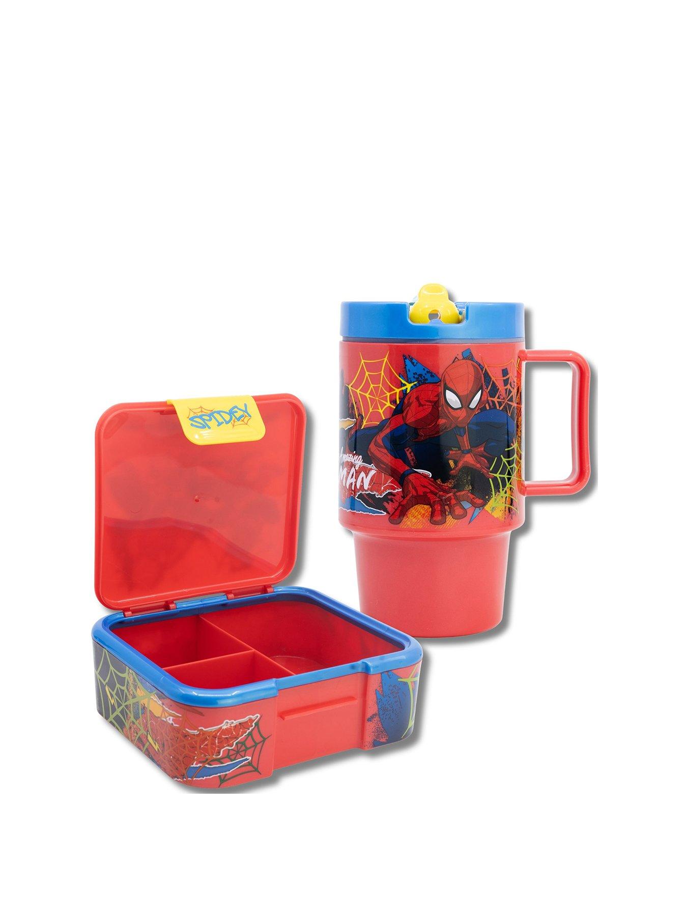 Spiderman Packed Lunch Set with Quencher
