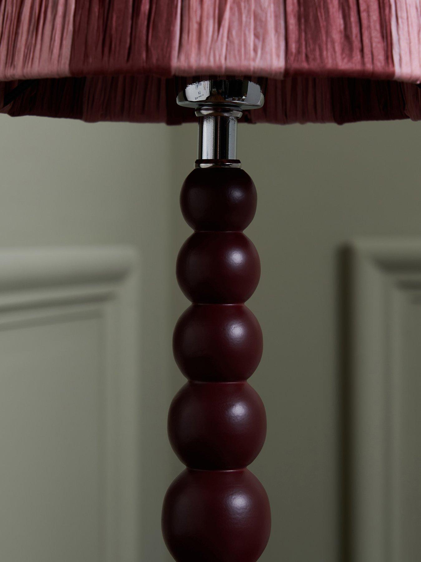  image of the-very-collection-bobble-wooden-table-lamp