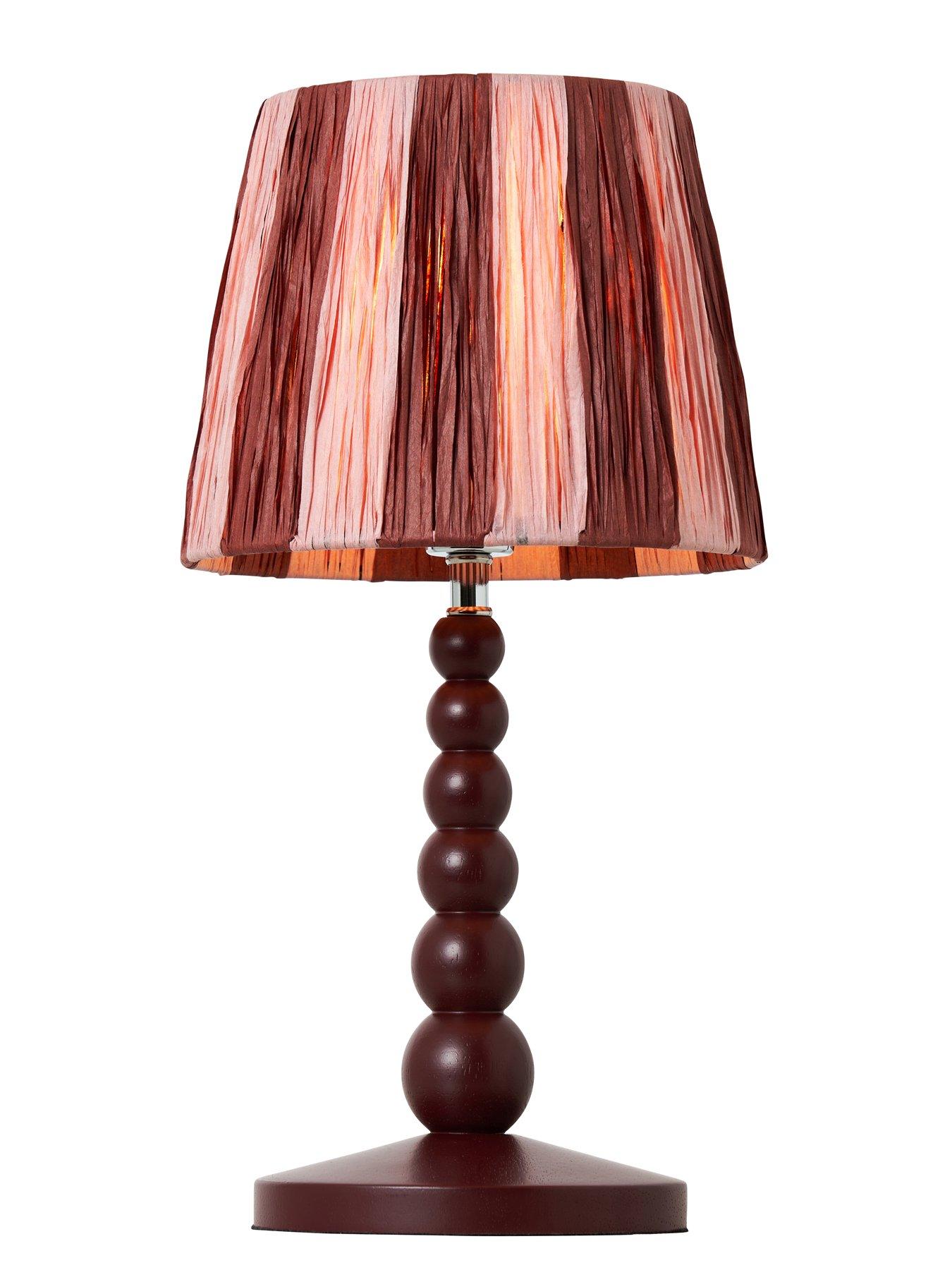  image of the-very-collection-bobble-wooden-table-lamp
