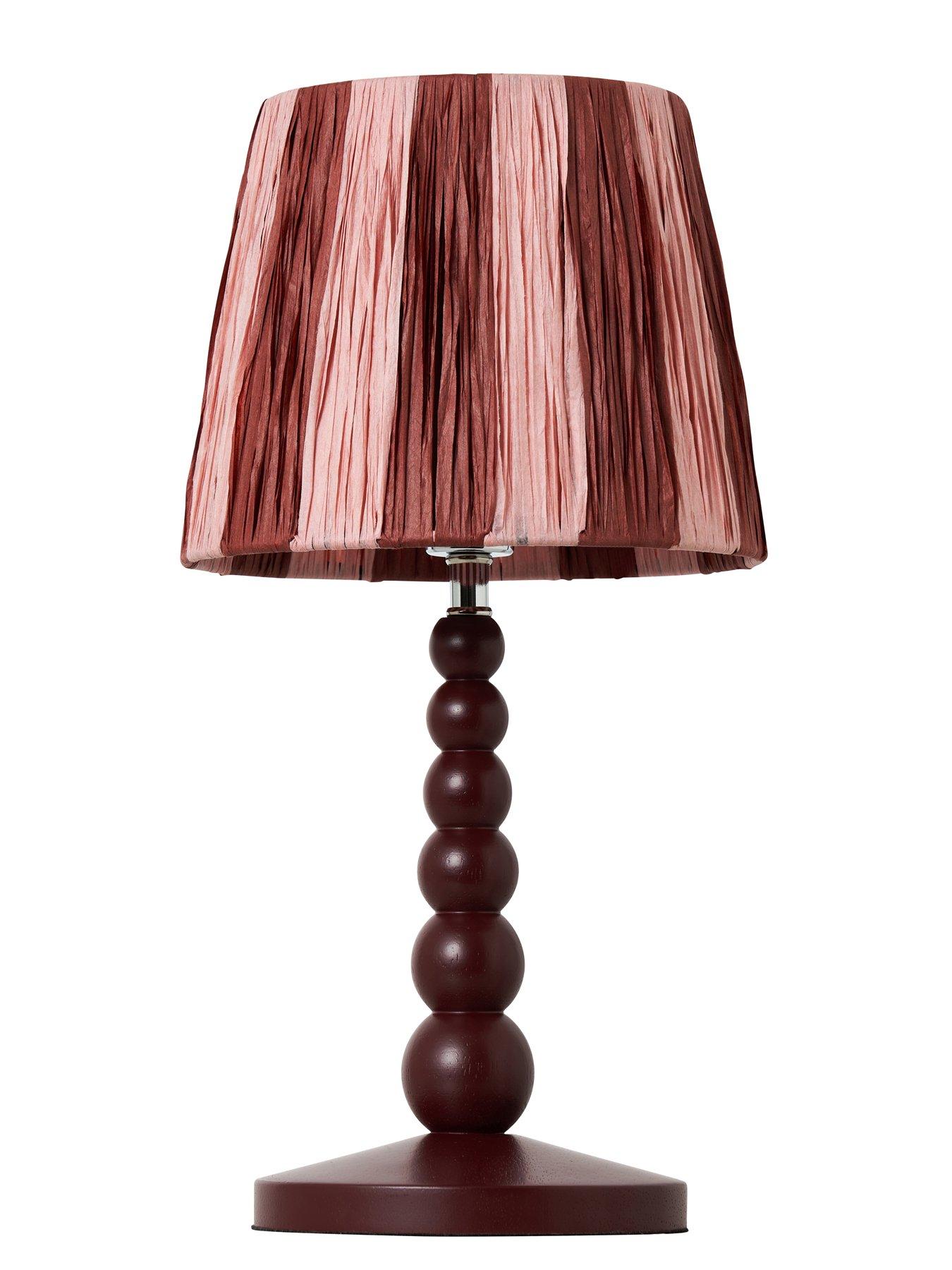  image of the-very-collection-bobble-wooden-table-lamp