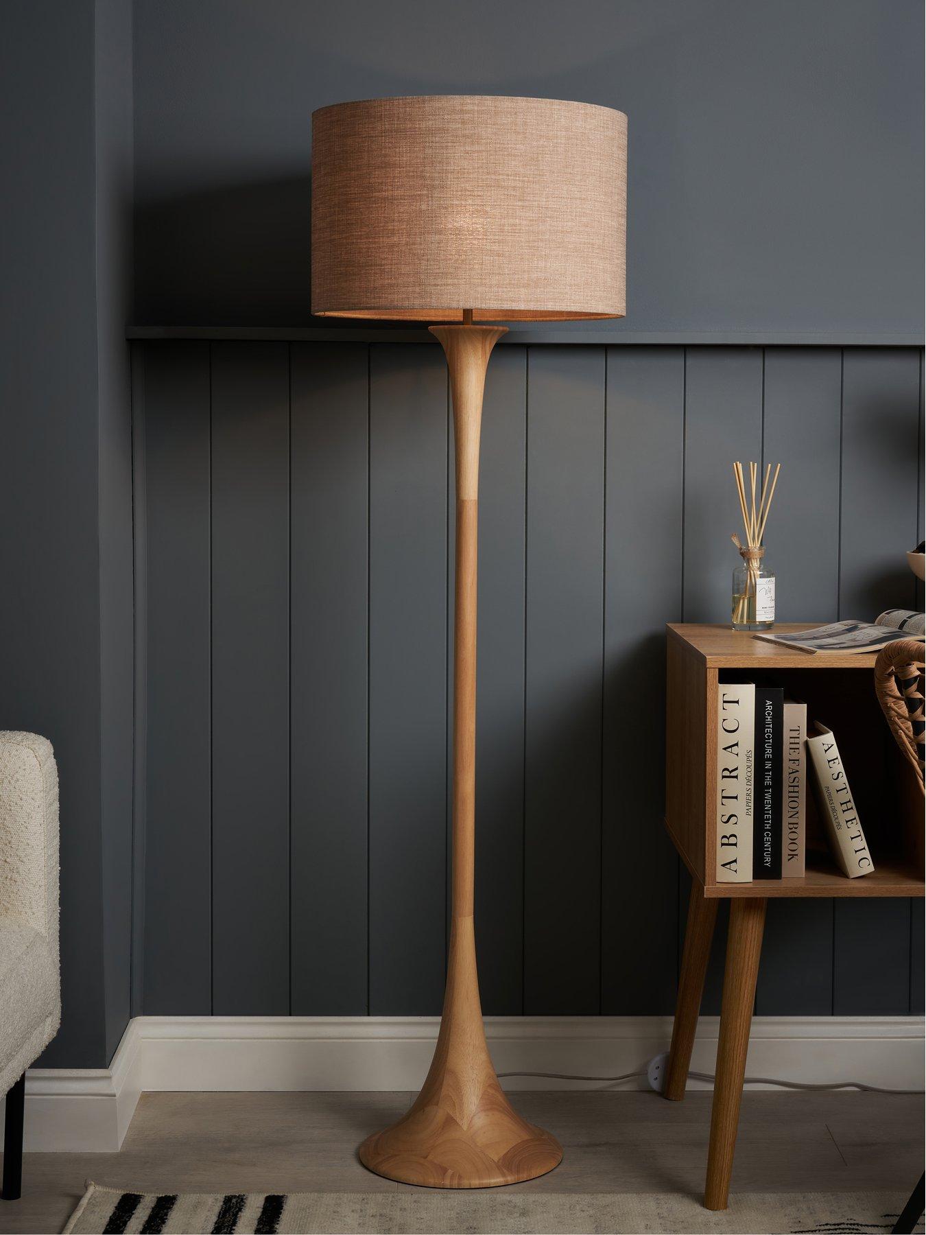 image of the-very-collection-turned-wooden-base-floor-lamp