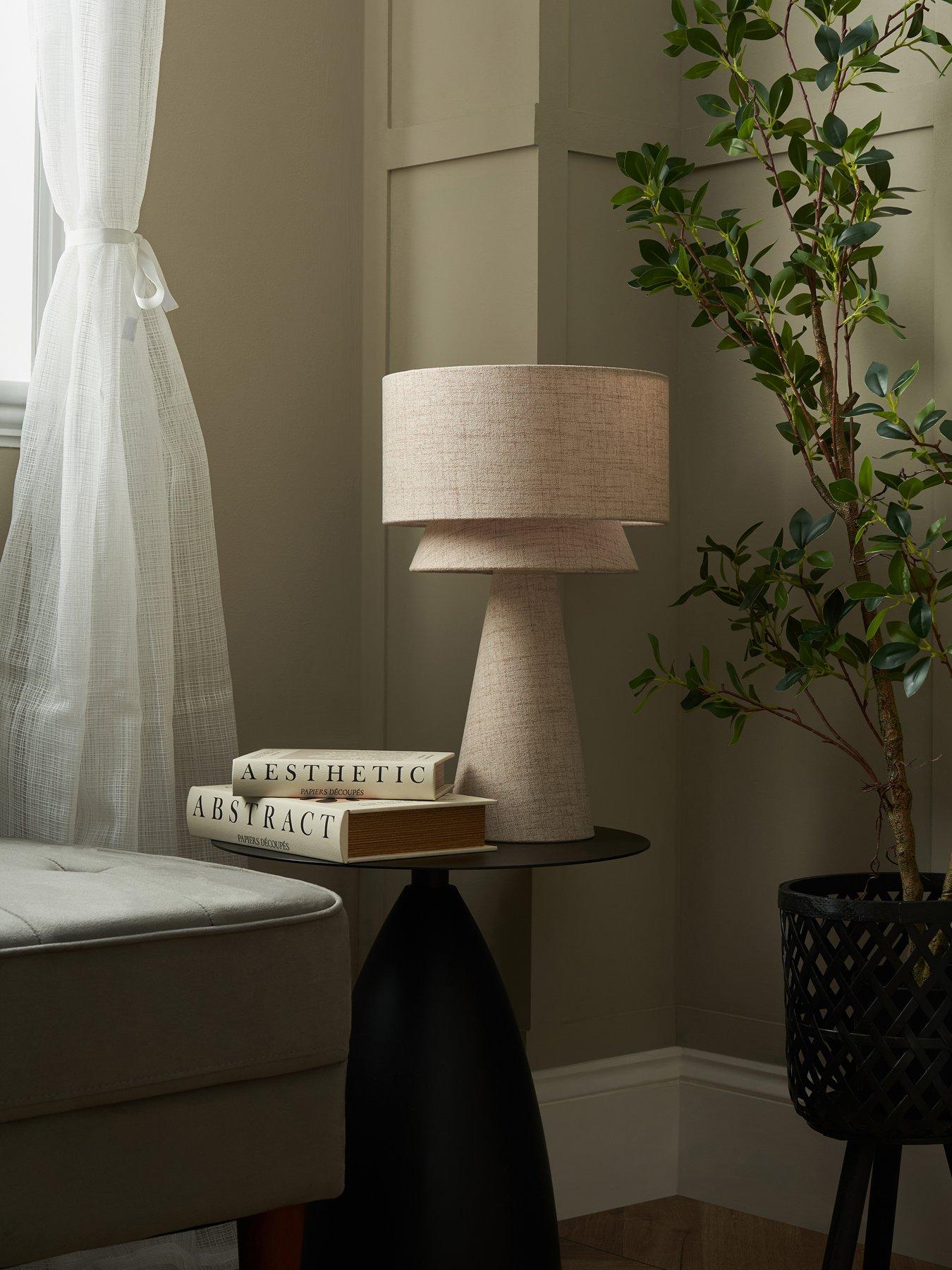  image of the-very-collection-linen-table-lamp