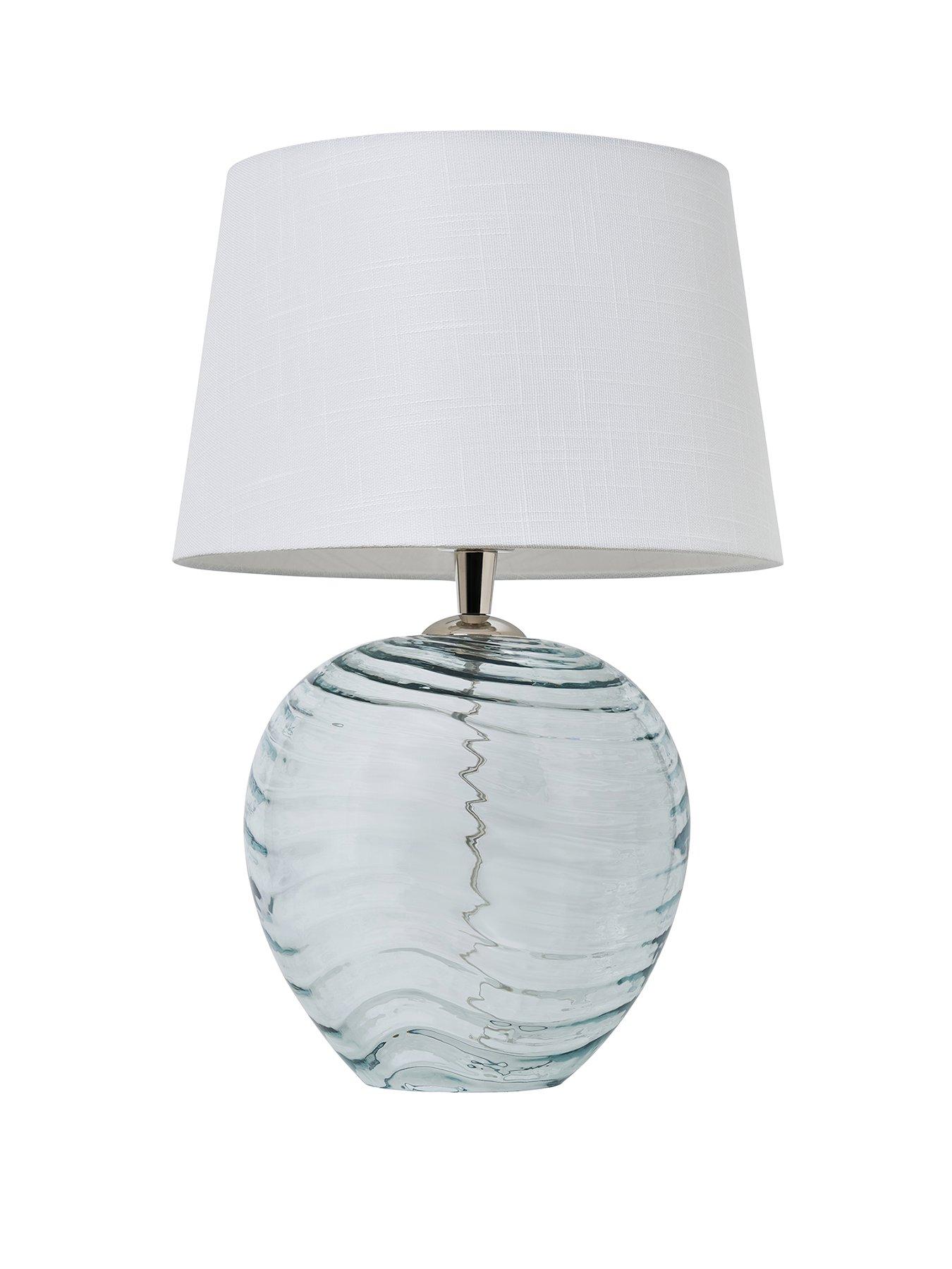  image of the-very-collection-ripple-glass-table-lamp