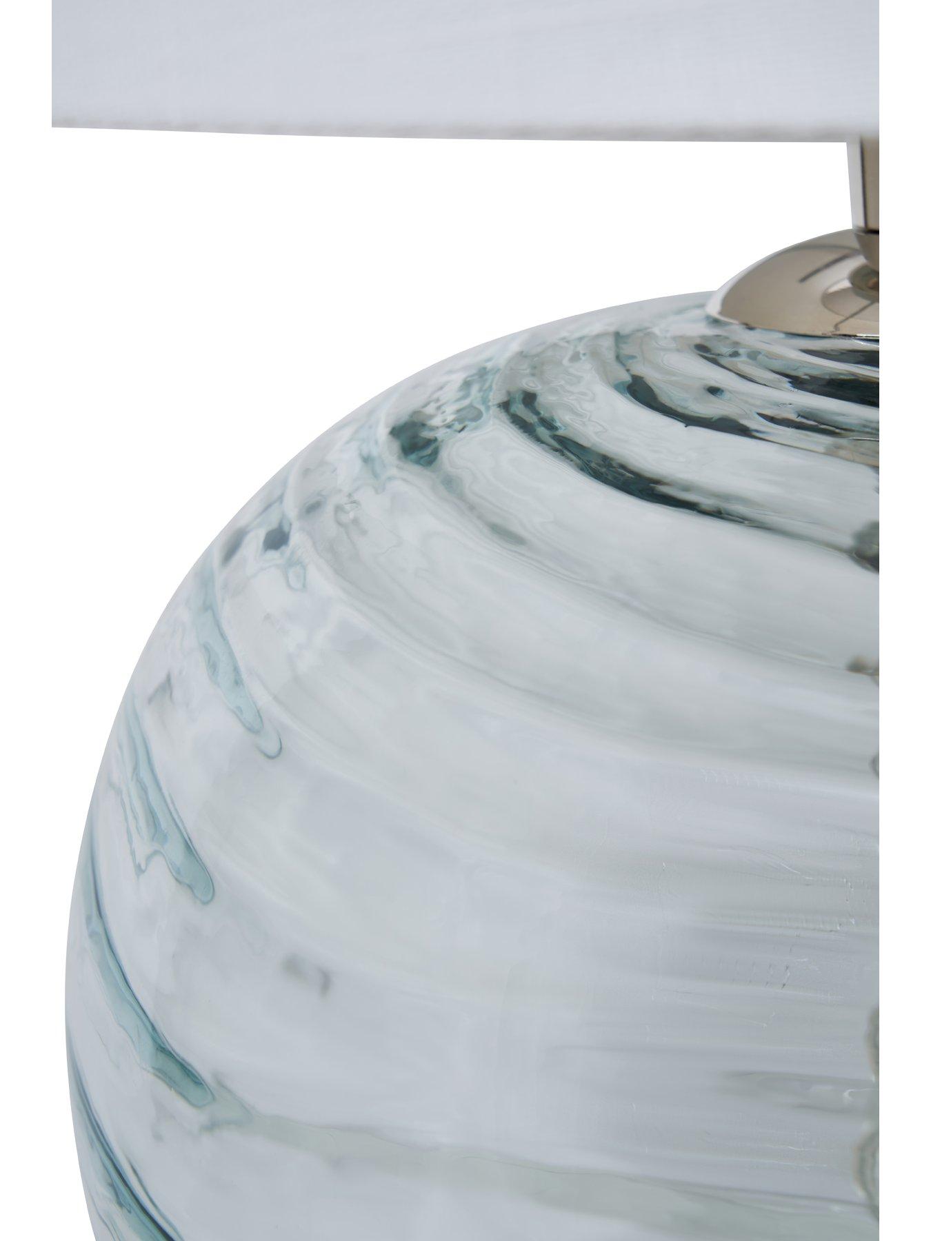  image of the-very-collection-ripple-glass-table-lamp