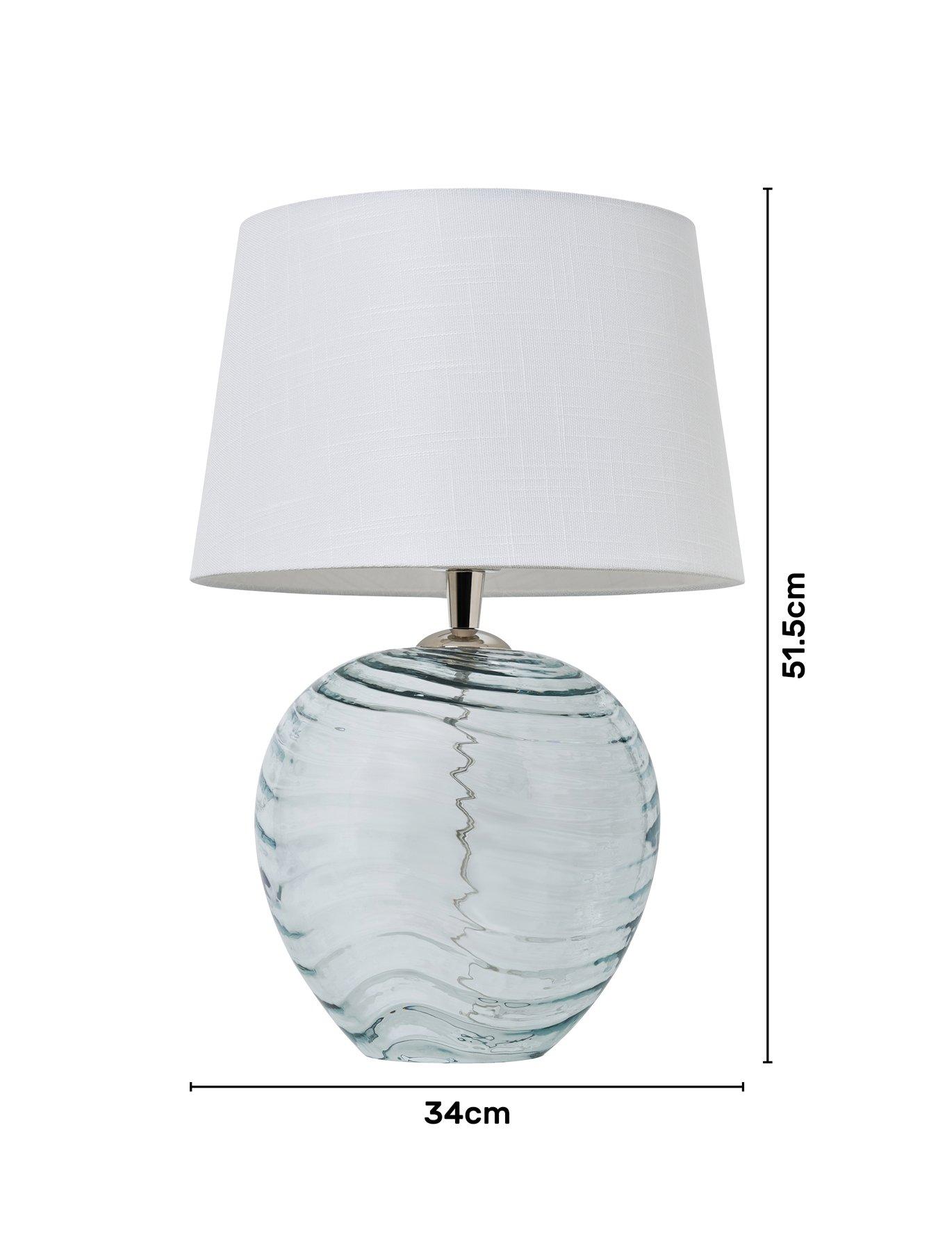  image of the-very-collection-ripple-glass-table-lamp