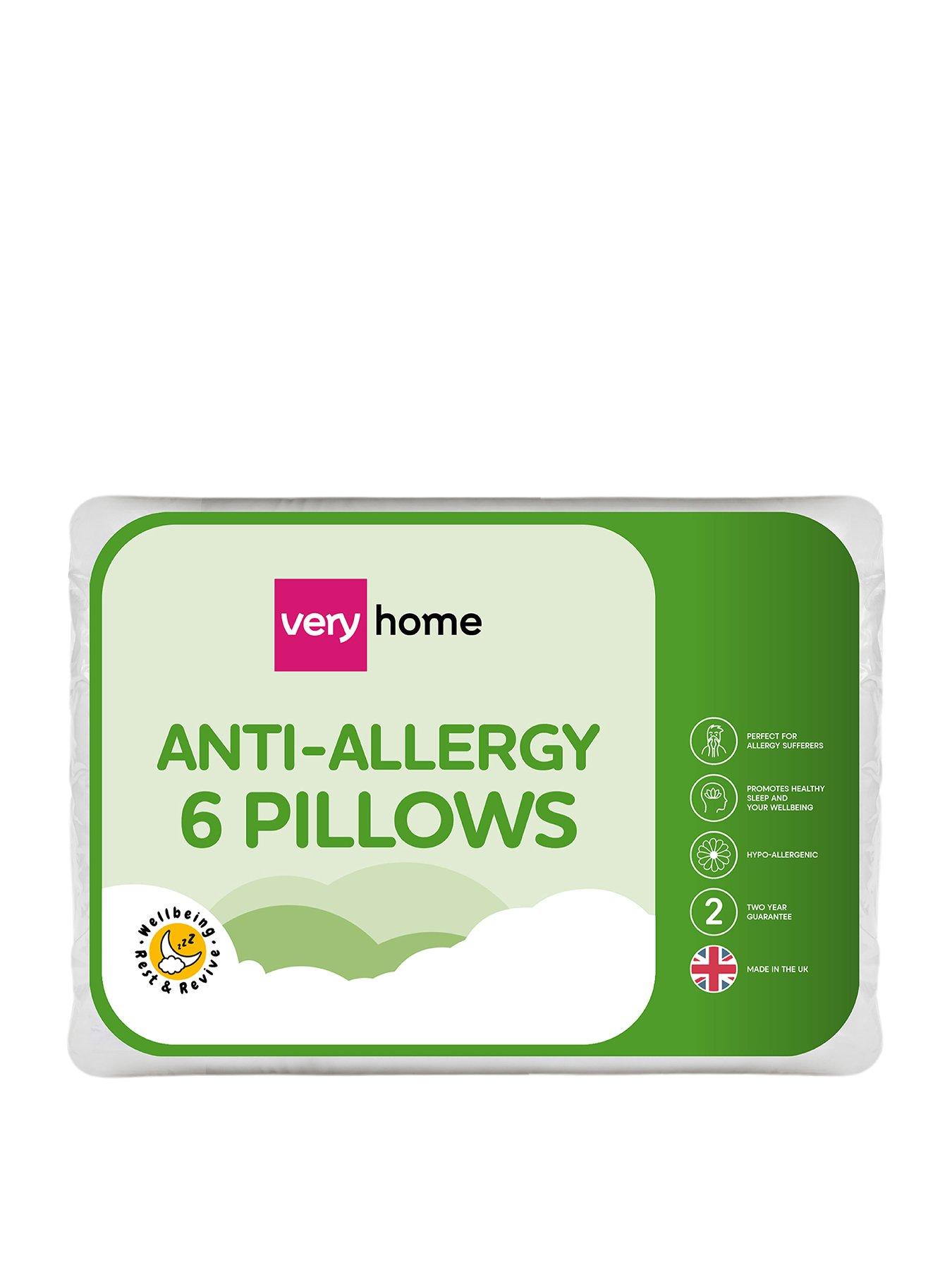 Image 1 of 5 of Very Home Anti-allergy Pillow 6 Pack