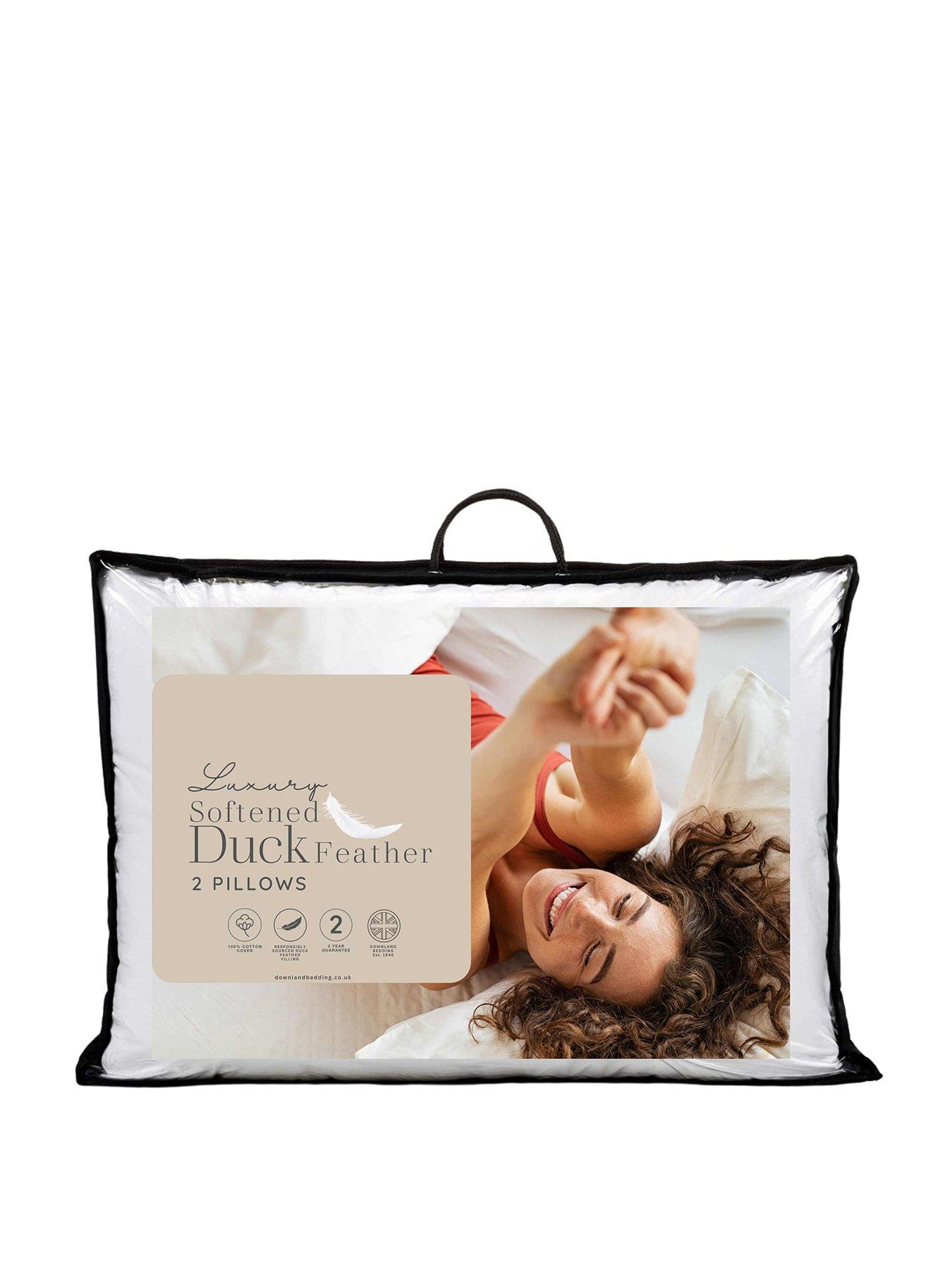 Very Home Softened Duck Feather Pillow Pair