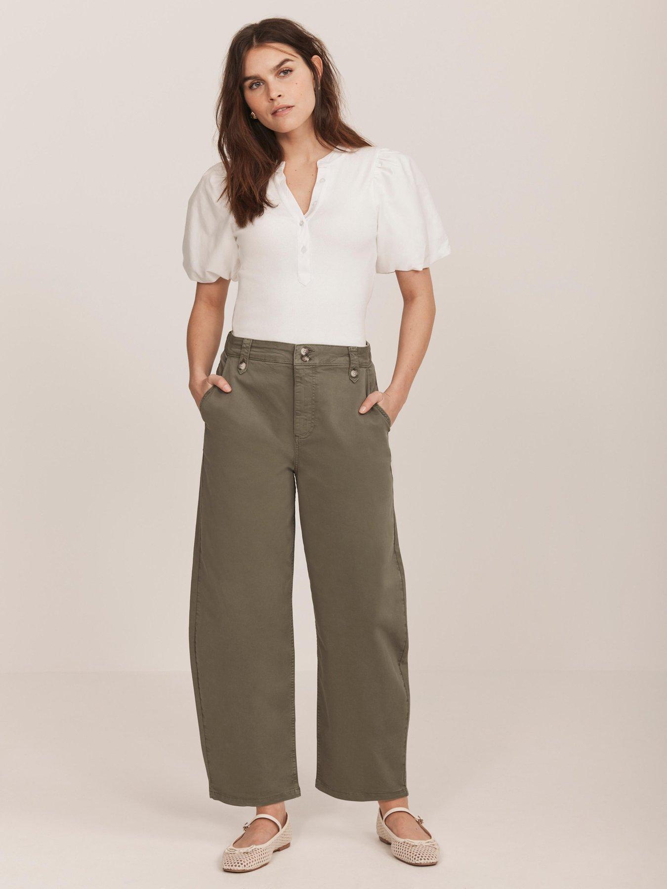  image of mint-velvet-ivory-puff-henley-top