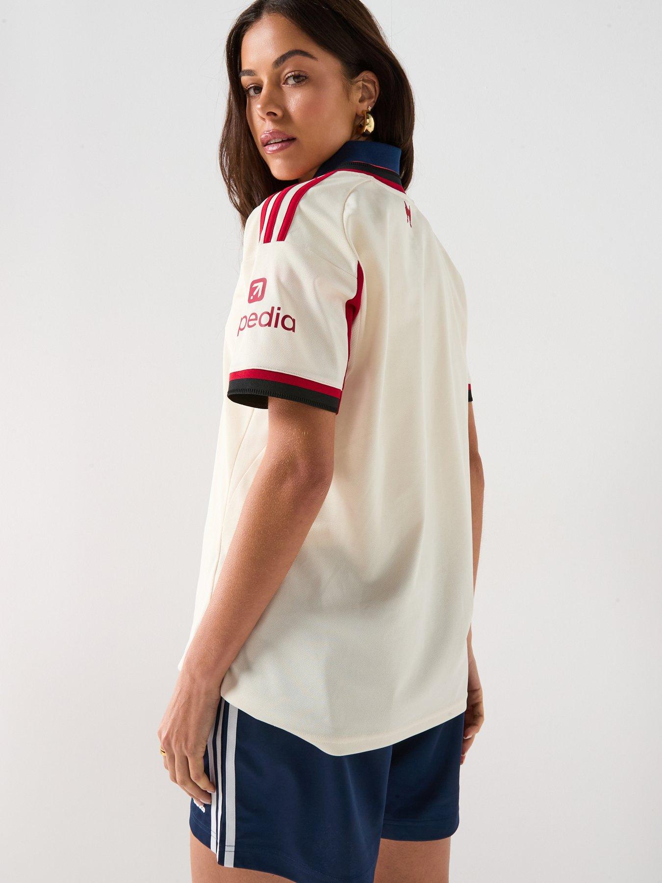 Image 2 of 6 of adidas Liverpool Women's 25/26 Away Stadium Replica Shirt -&nbsp;White
