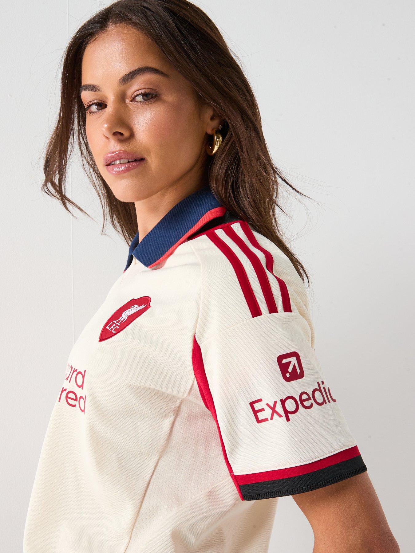 Image 5 of 6 of adidas Liverpool Women's 25/26 Away Stadium Replica Shirt -&nbsp;White