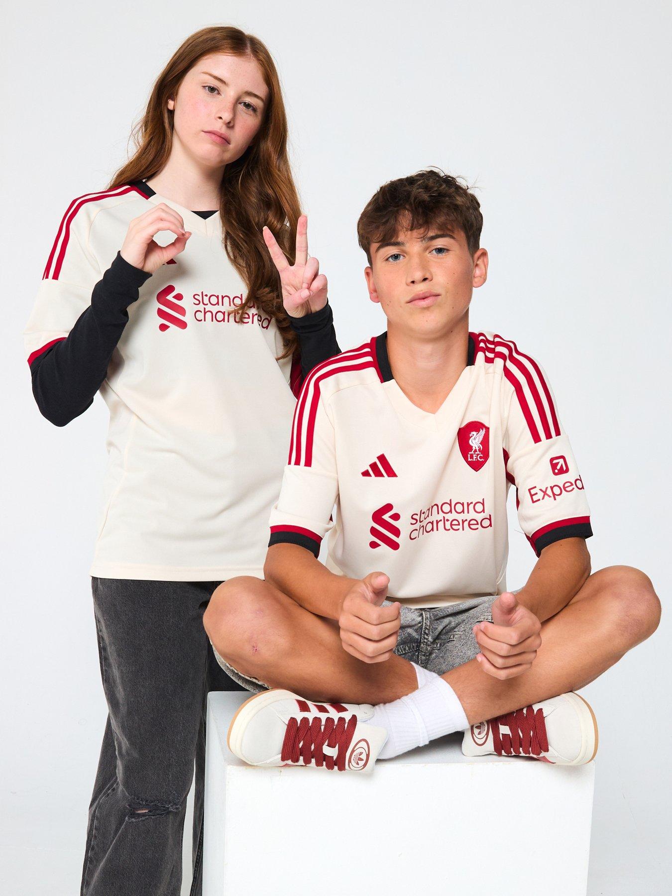 undefined Liverpool Junior 25/26 Away Stadium Replica Shirt - White