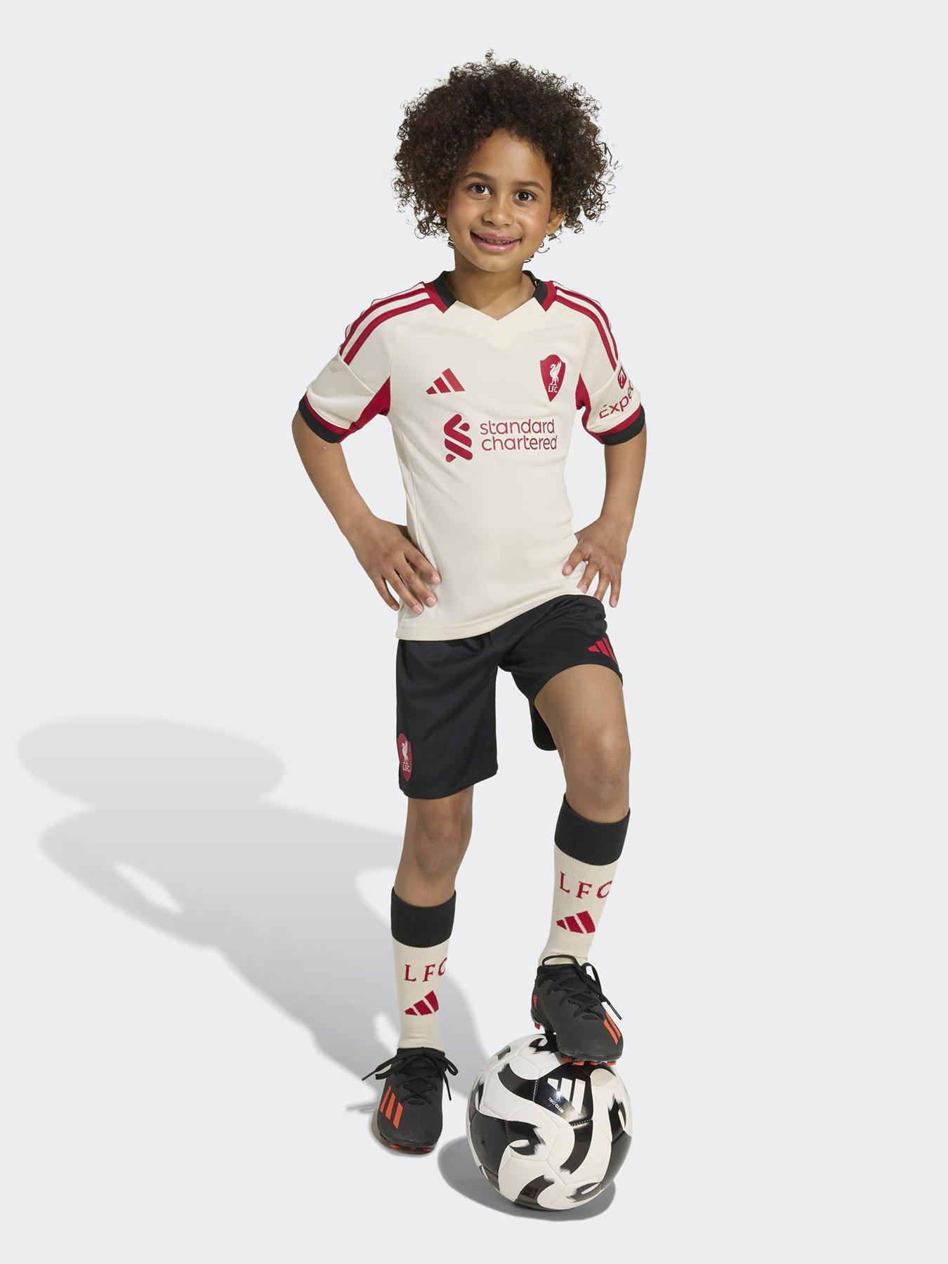 Image 2 of 4 of adidas Liverpool 25/26 Away Mini Kit -&nbsp;White