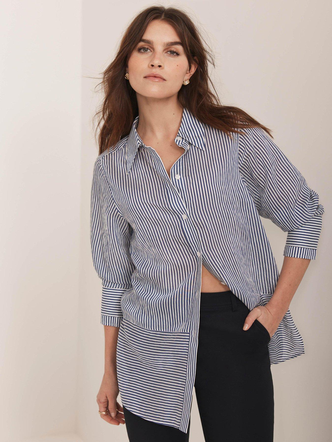 mint-velvet-blue-stripe-longline-shirt
