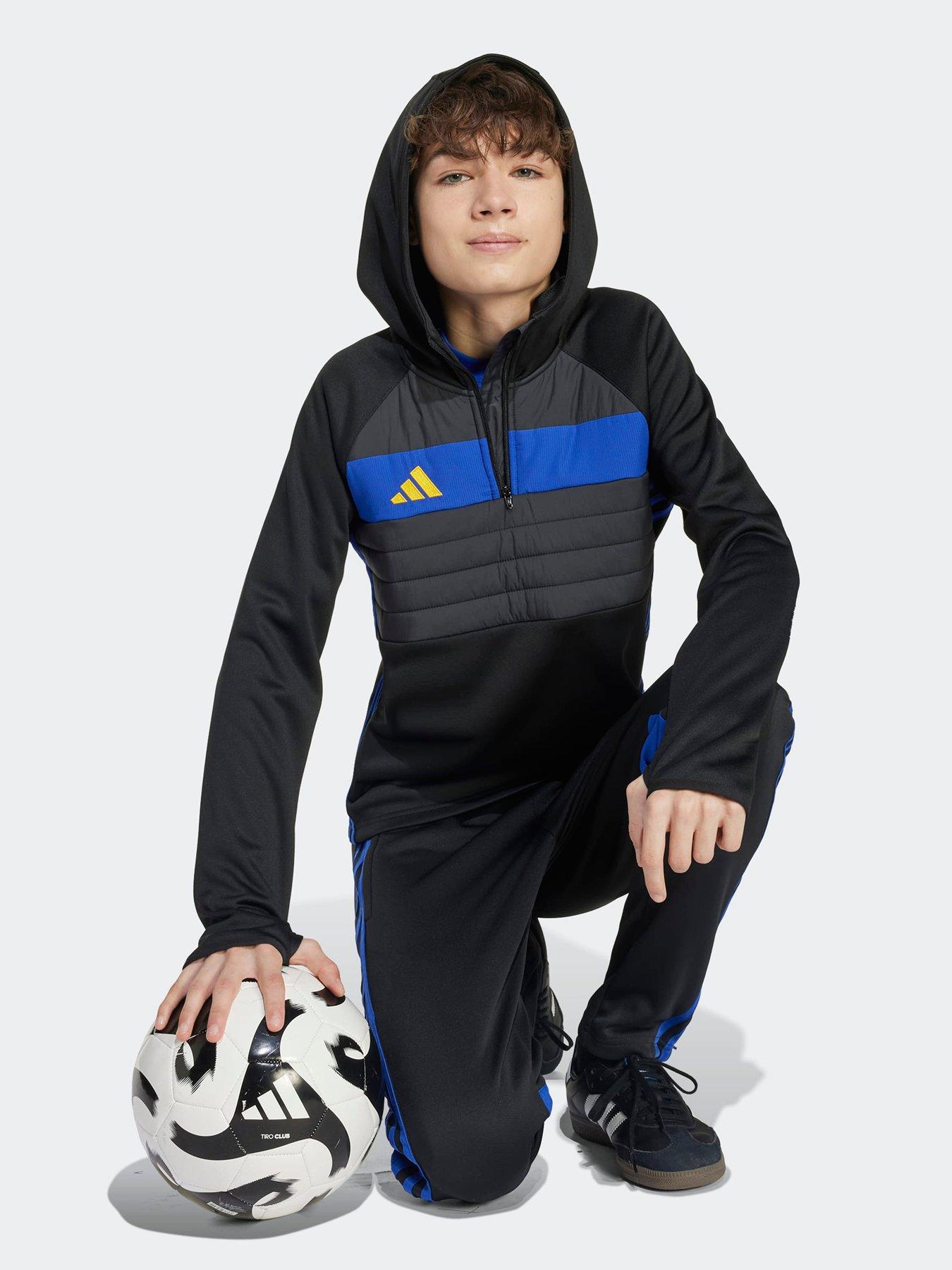 Image 3 of 5 of adidas Junior Tiro Essentials Winter Hoodie - Black