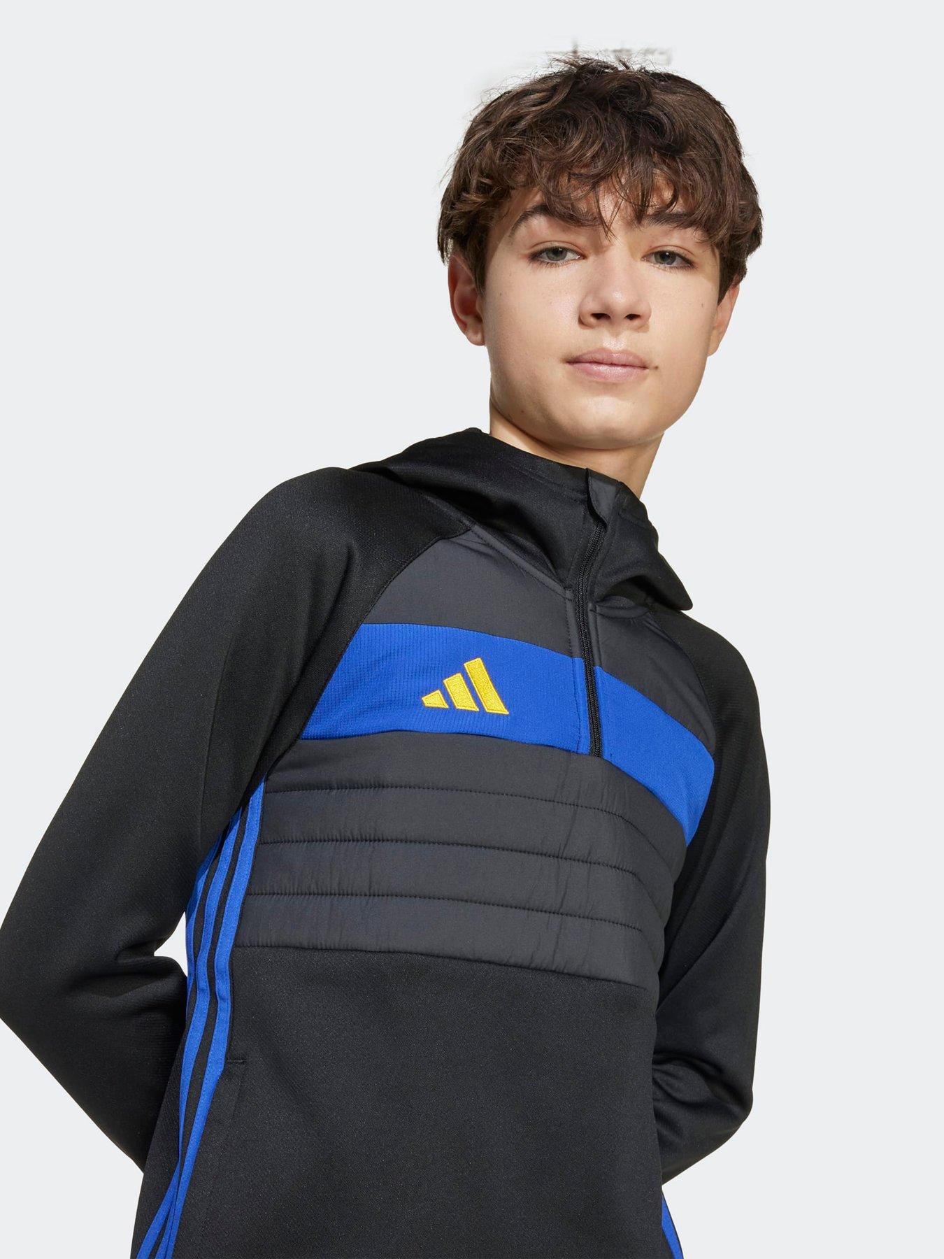 Image 4 of 5 of adidas Junior Tiro Essentials Winter Hoodie - Black