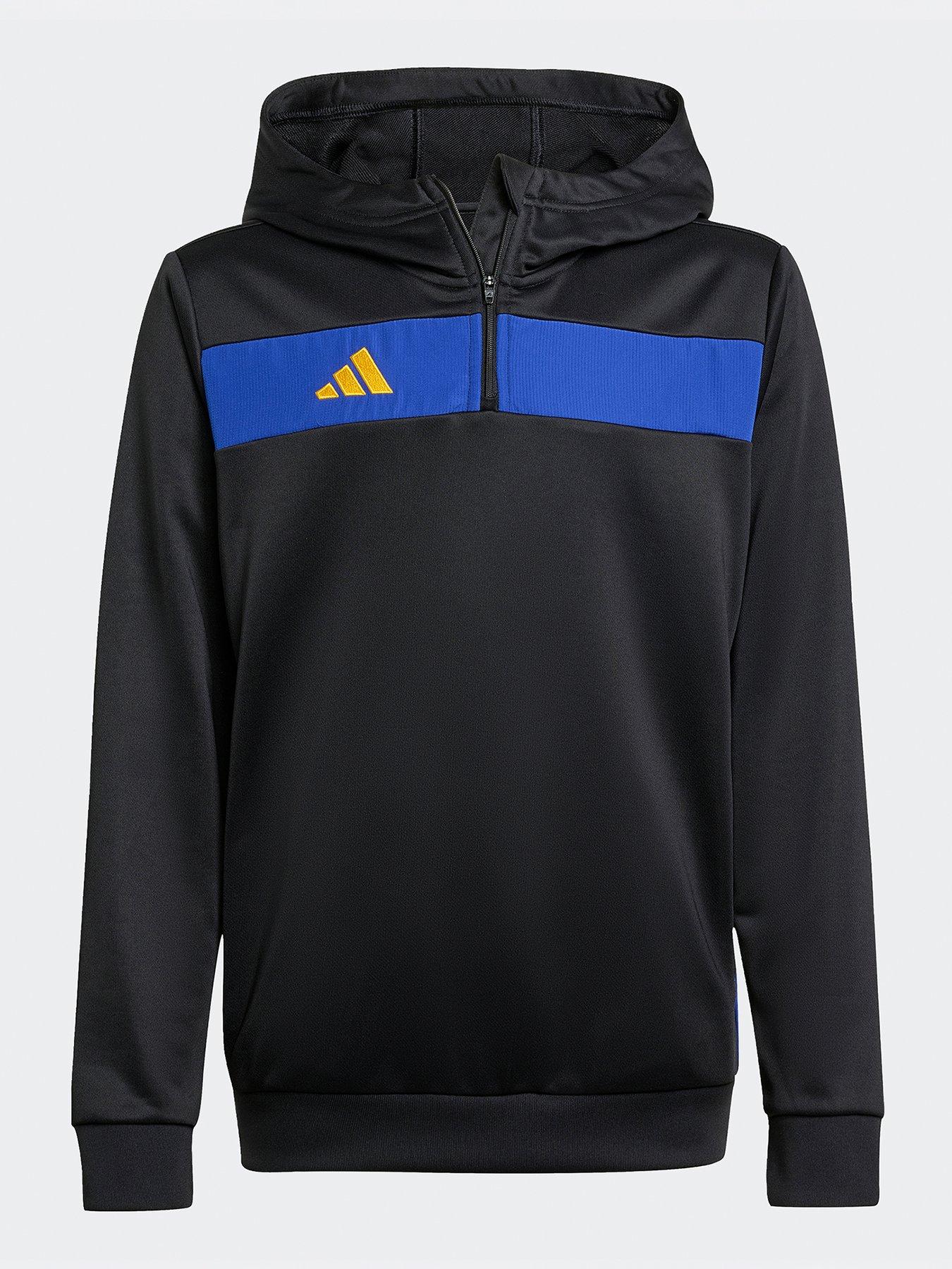 Image 1 of 5 of adidas Junior Tiro Essentials Hoodie - Black