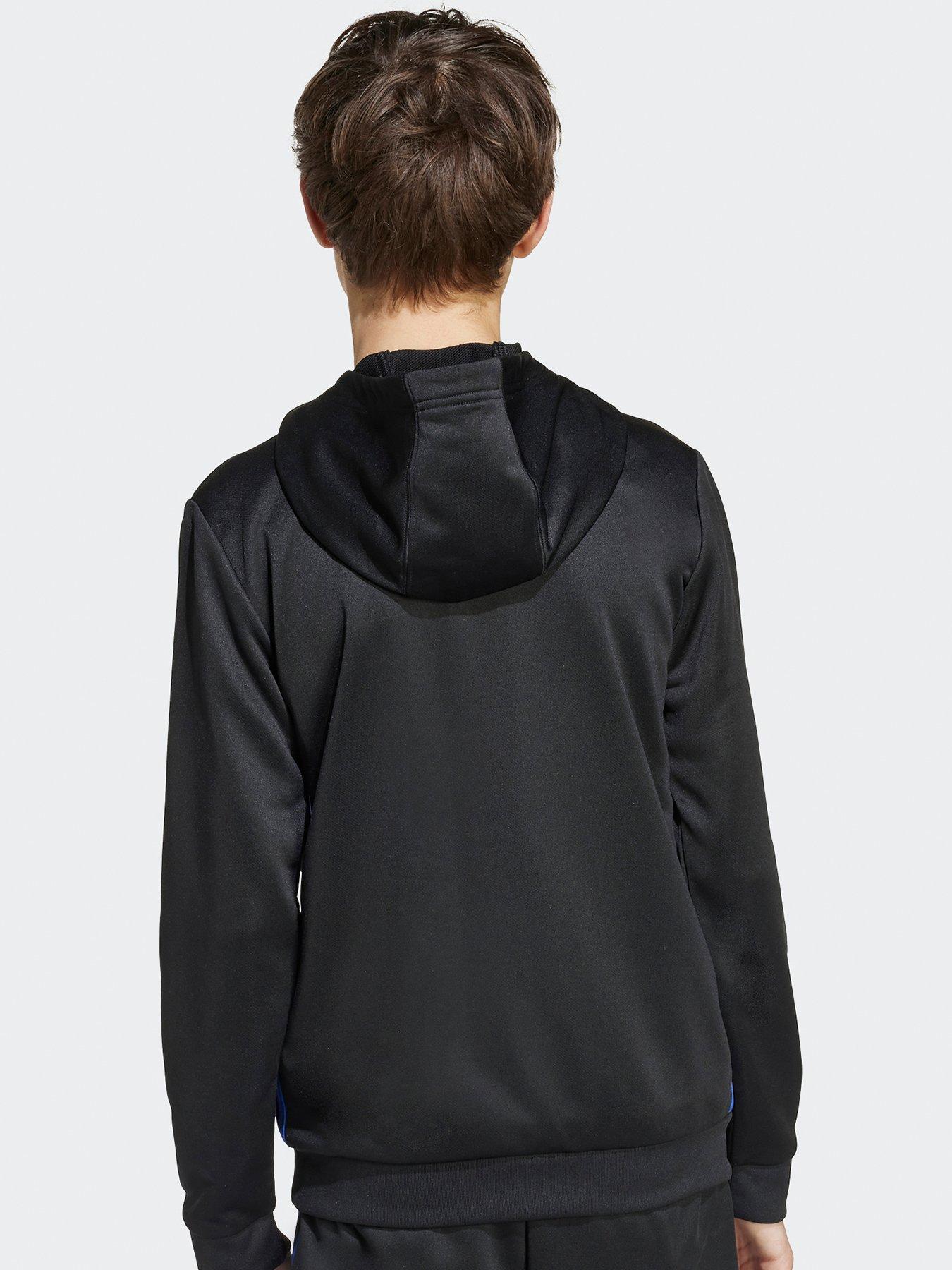 Image 3 of 5 of adidas Junior Tiro Essentials Hoodie - Black