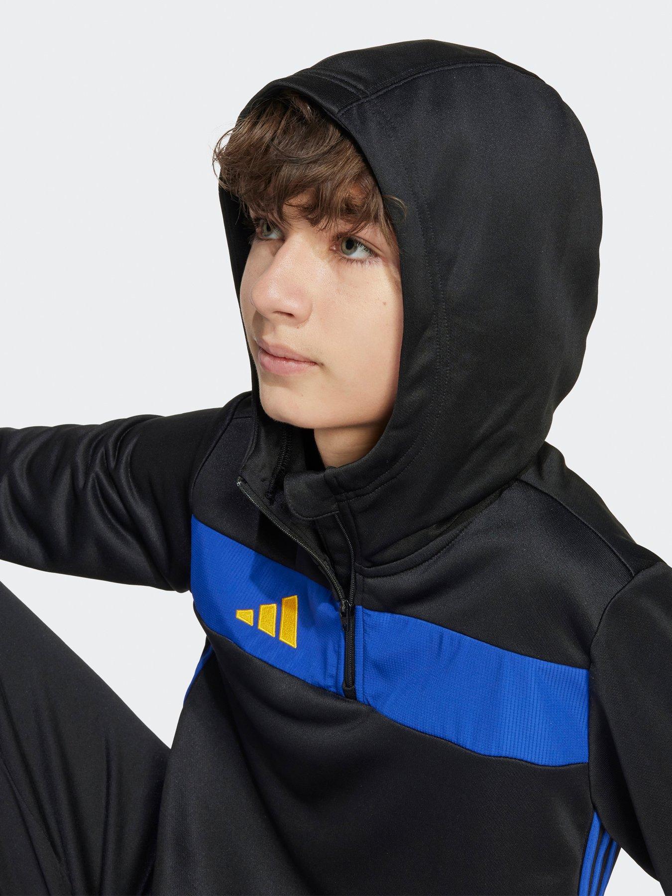 Image 5 of 5 of adidas Junior Tiro Essentials Hoodie - Black