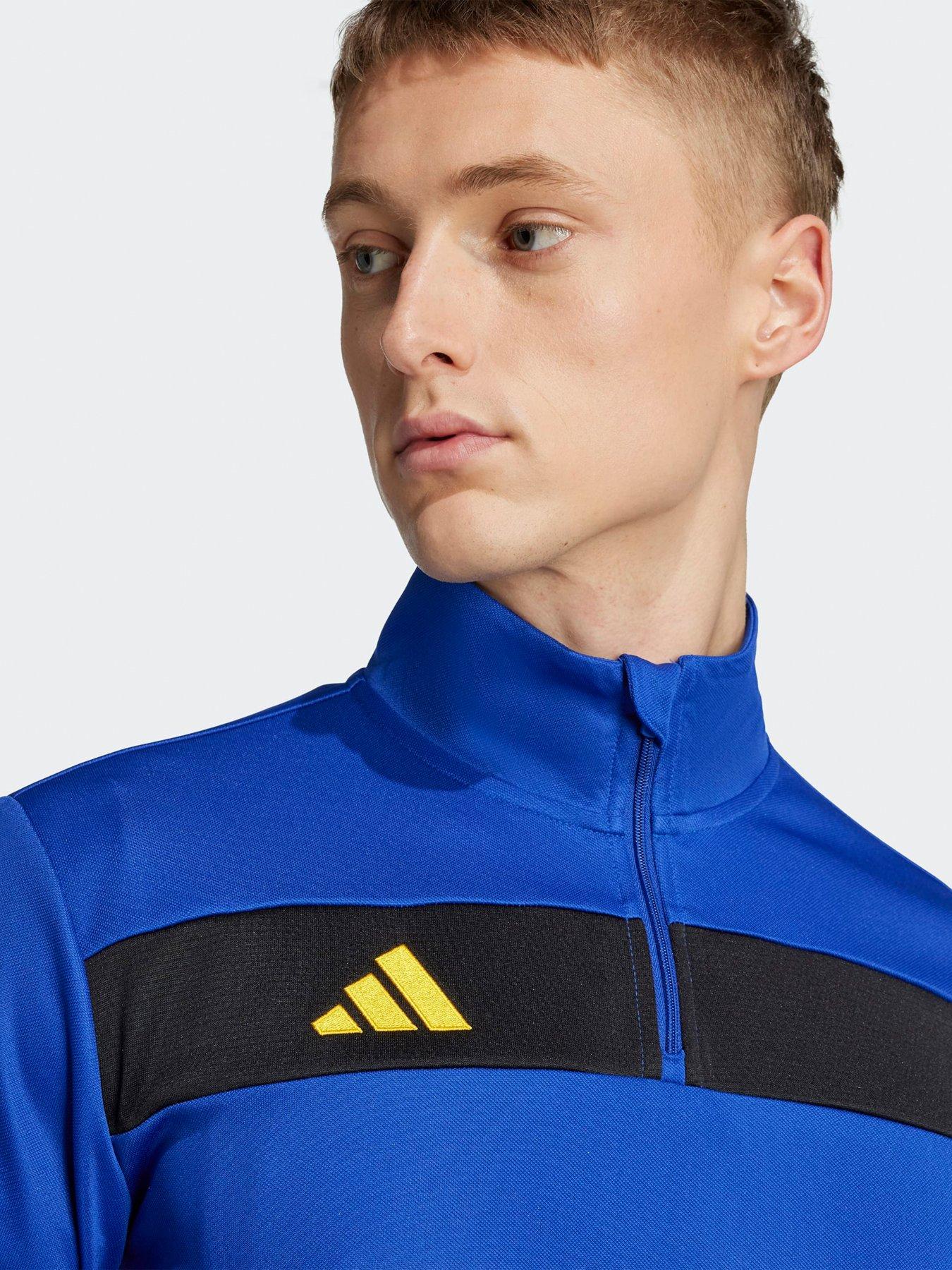 Image 4 of 5 of adidas Mens Tiro Essentials Training Top - Blue