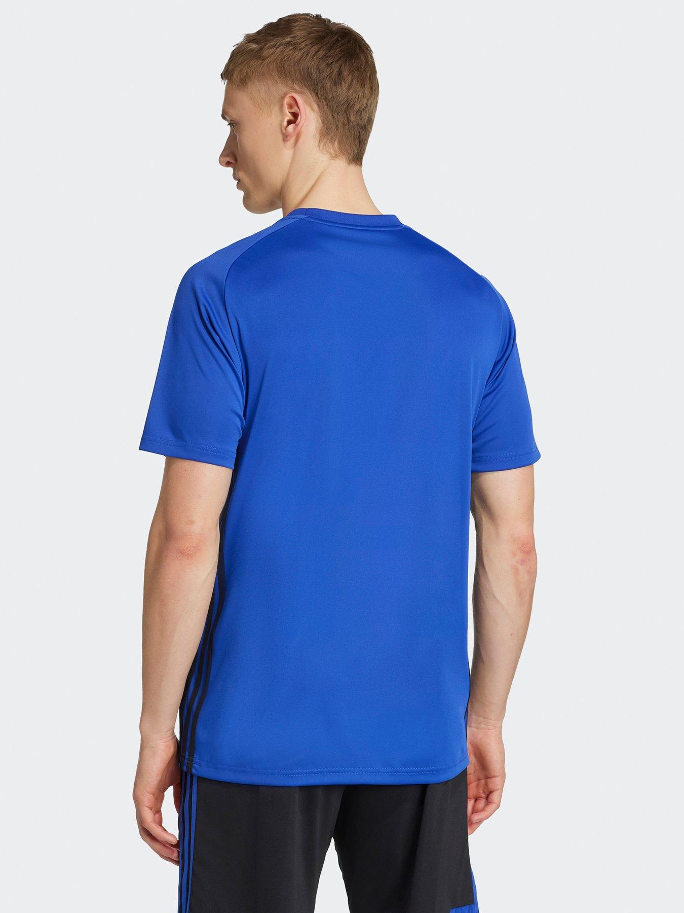  image of adidas-mens-tiro-essentials-training-jersey-blue