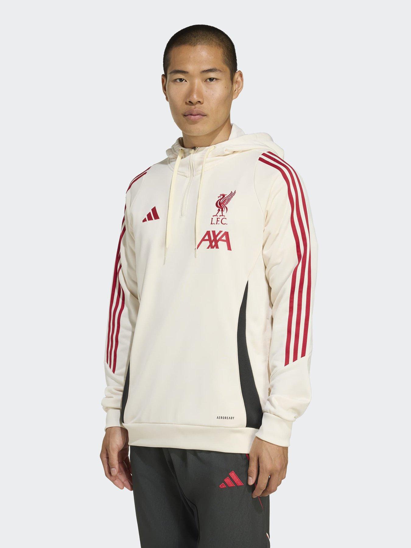 undefined Mens Liverpool Training Hoody - White