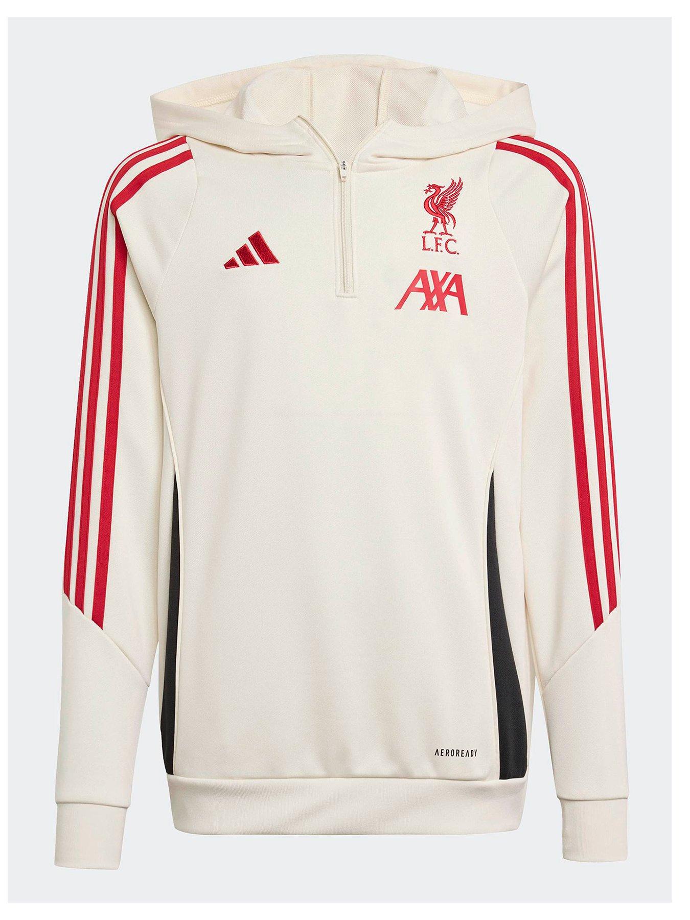 undefined Junior Liverpool Training Hoody - White