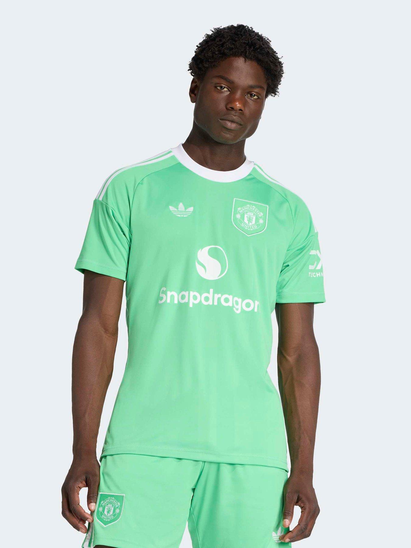 adidas Manchester United Mens 25/26 3rd Stadium Goal Keeper Shirt - Green