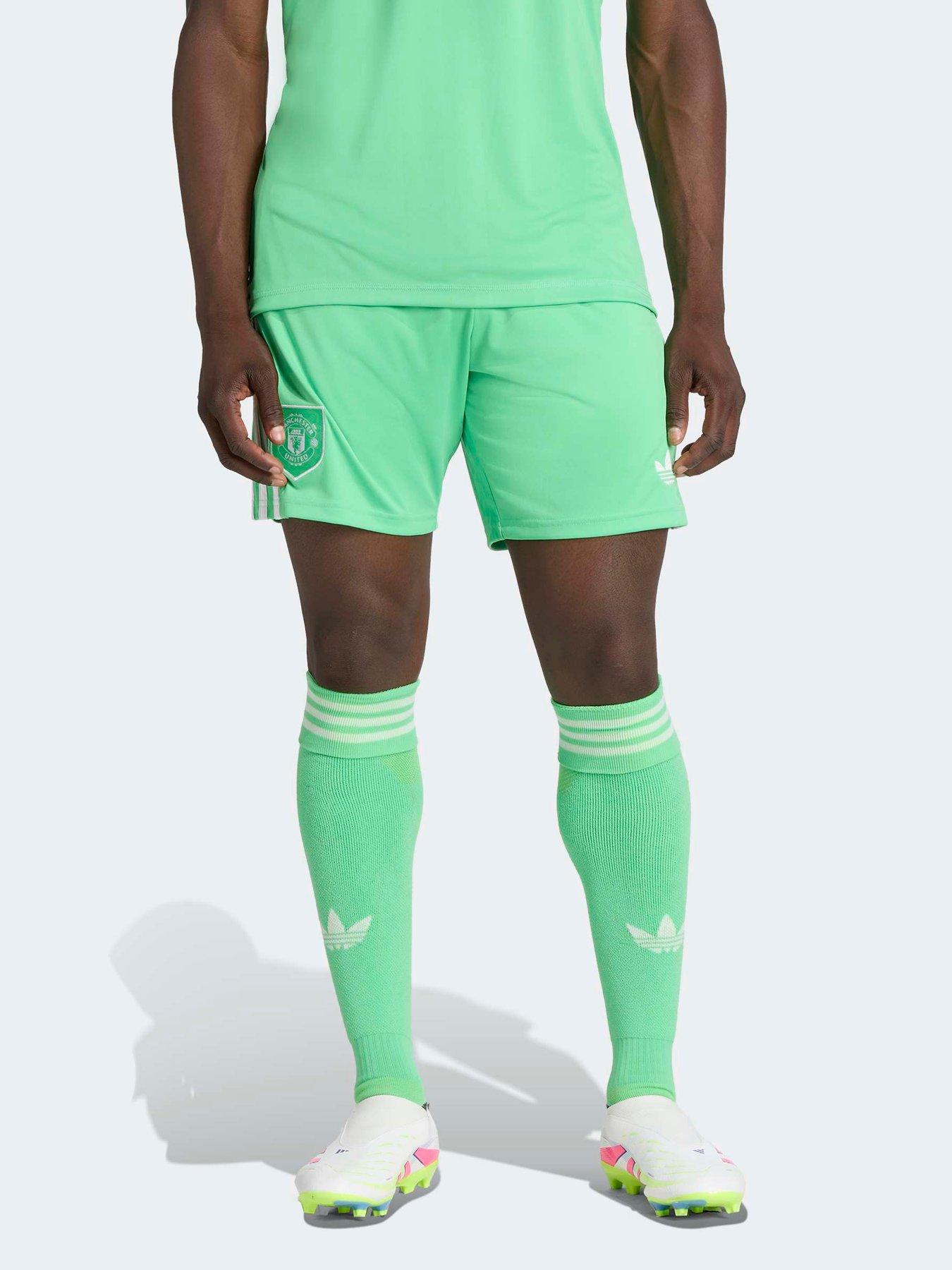 Image 1 of 5 of adidas Manchester United Mens 25/26 3rd Stadium Goal Keeper Short - Green