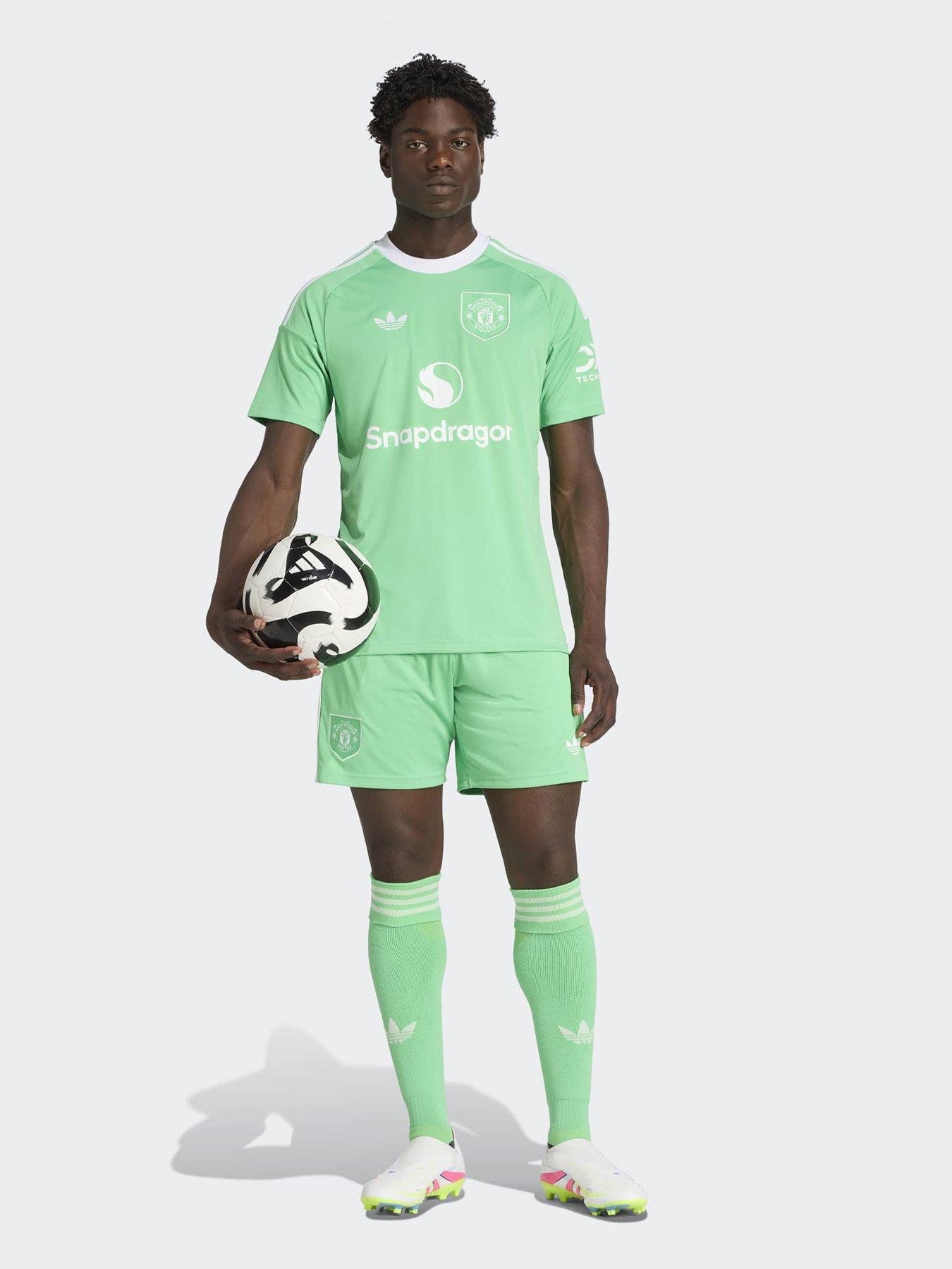 Image 3 of 5 of adidas Manchester United Mens 25/26 3rd Stadium Goal Keeper Short - Green