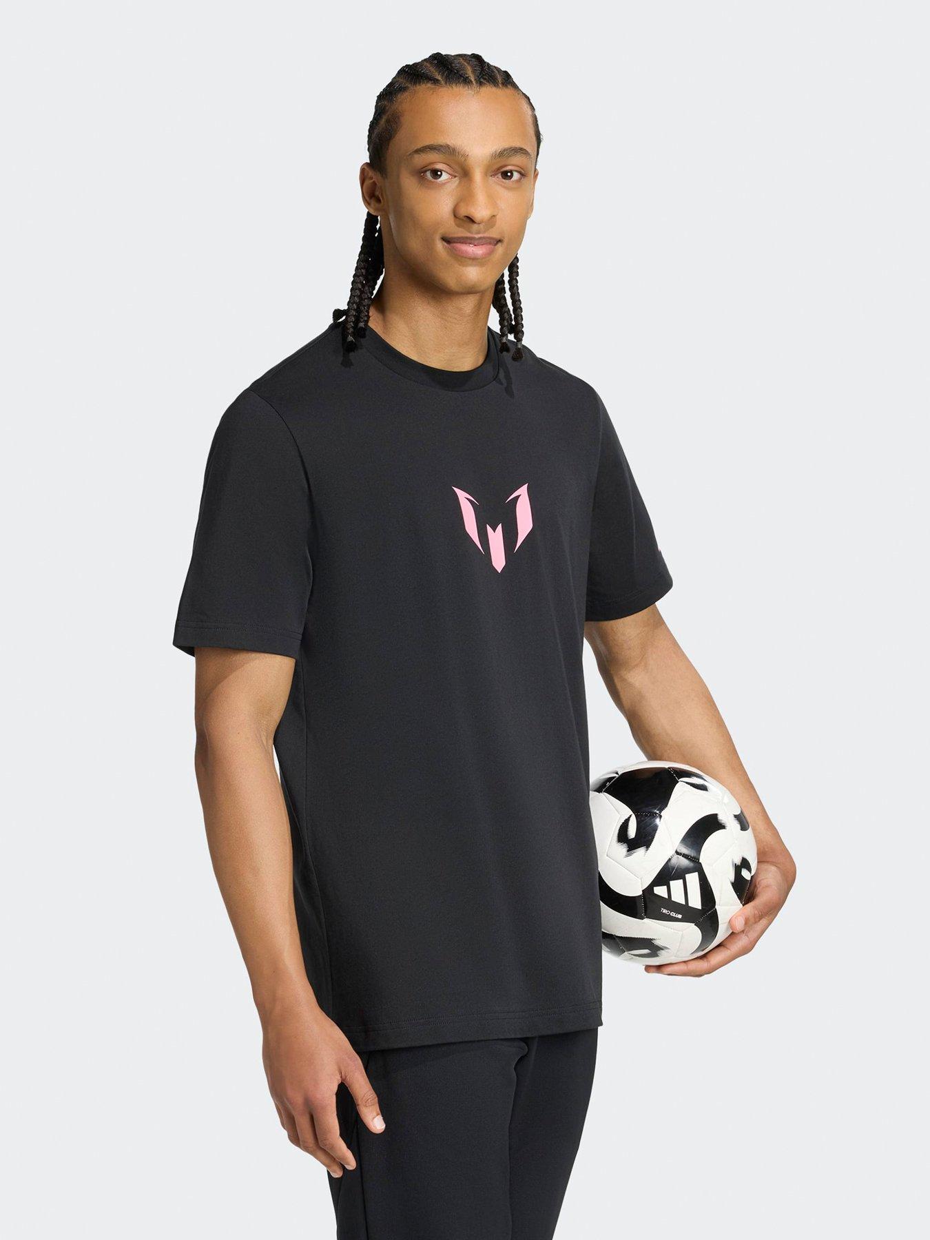 adidas Mens Messi 10 Tee- Black